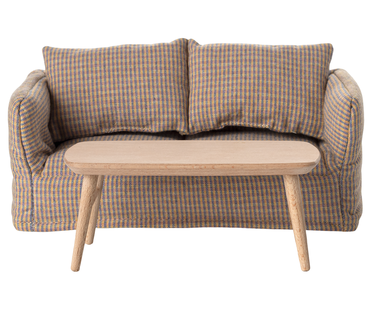 Maileg Sofabord, Mus - Natur