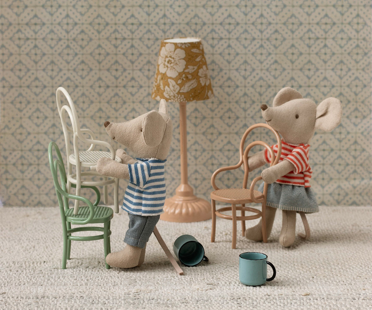 Maileg Vintagestol mus - Mint