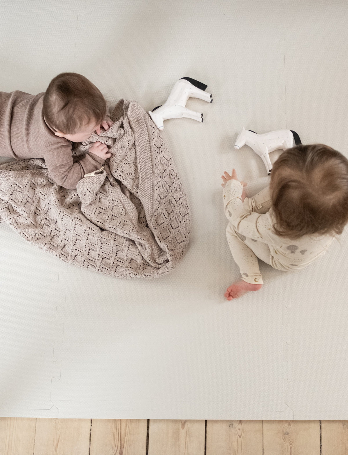 That´s Mine Arie - Foam Play Mats Square - Pastel Grey