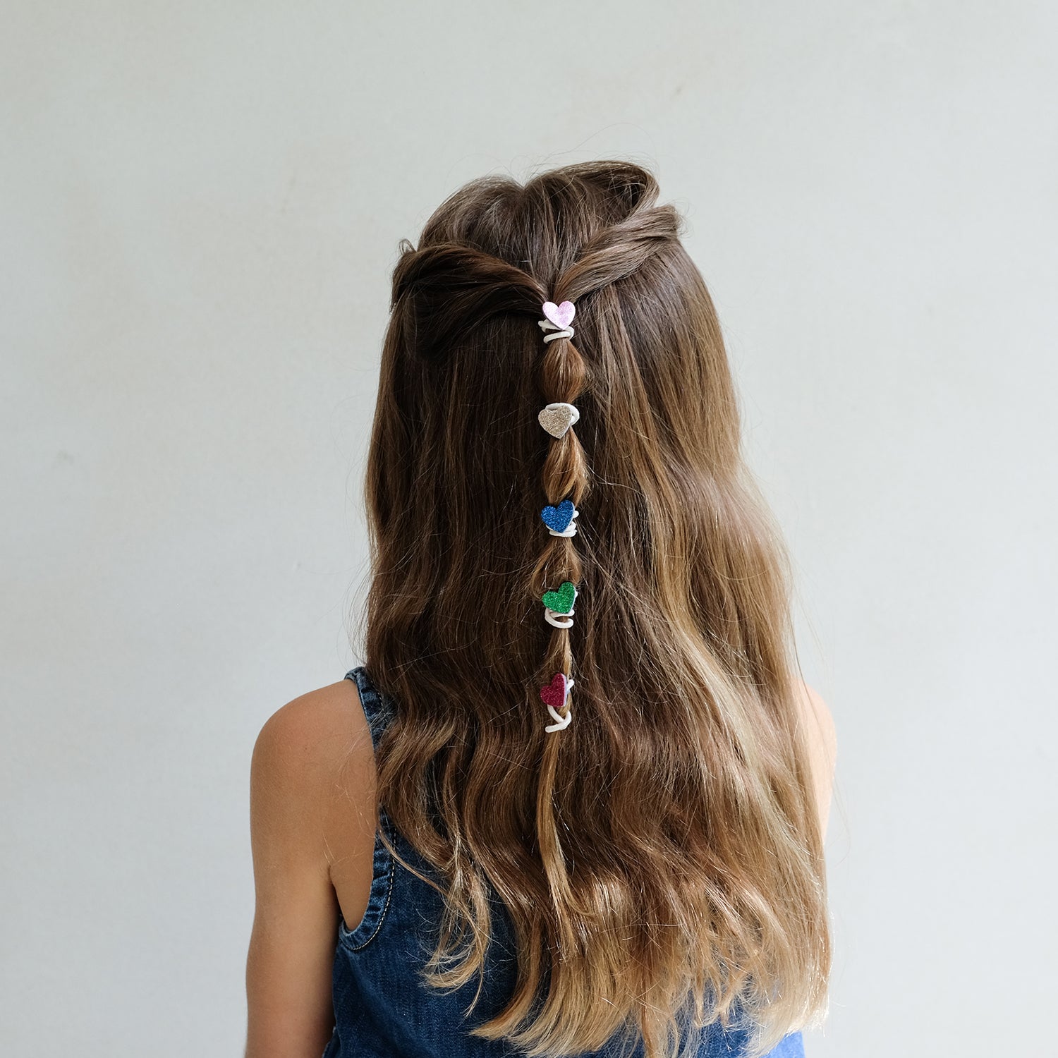 Mimi & Lula 8 hårelastikker - Mini Jazzy Heart Dancing Queen