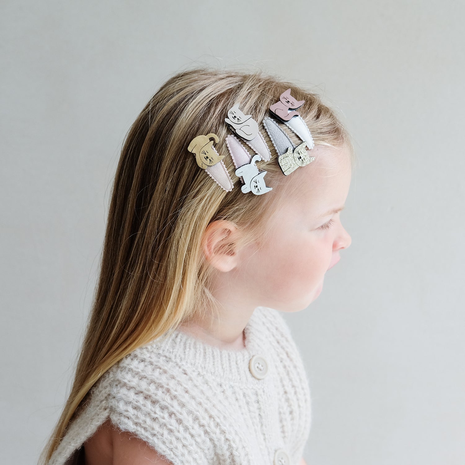 Mimi & Lula 5 hårspænder - Mini Kitty Cat