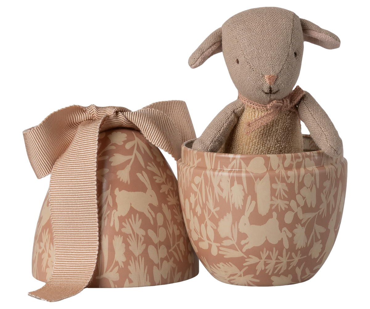 Maileg Påskeæg med mikro lam - Rosa