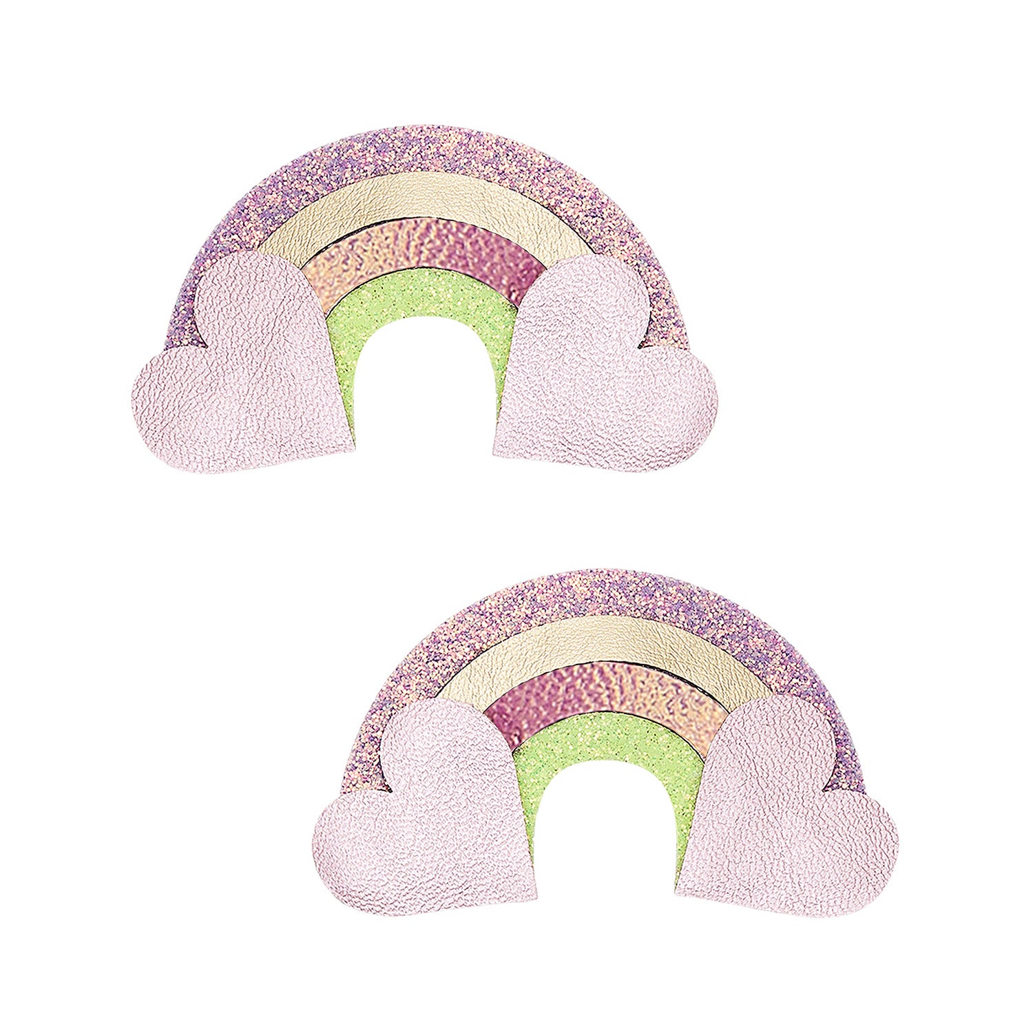 Mimi & Lula 2 Hårclips - Rainbow My Little Unicorn