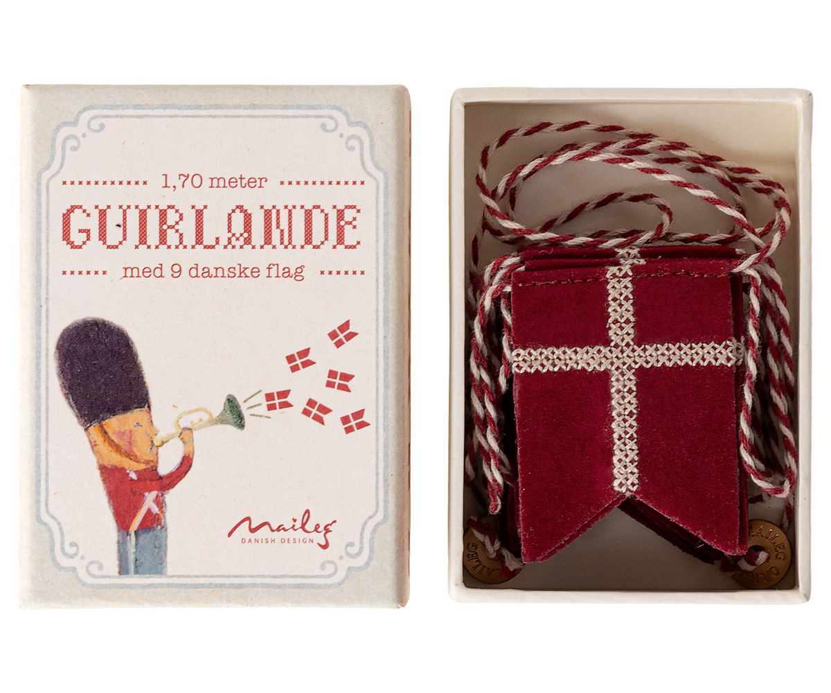 Maileg Dannebrog – Flagguirlande