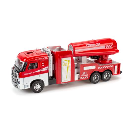 Magni Brandbiler med pull-back, lys og lyd