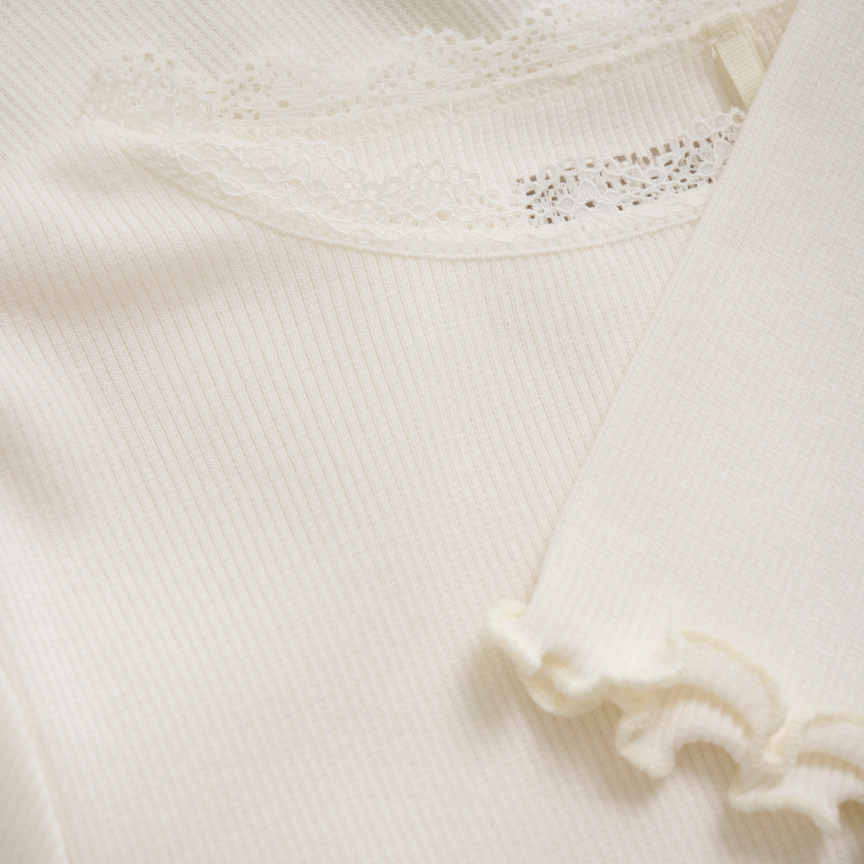 Huttelihut Rib Shirt - Eggnog