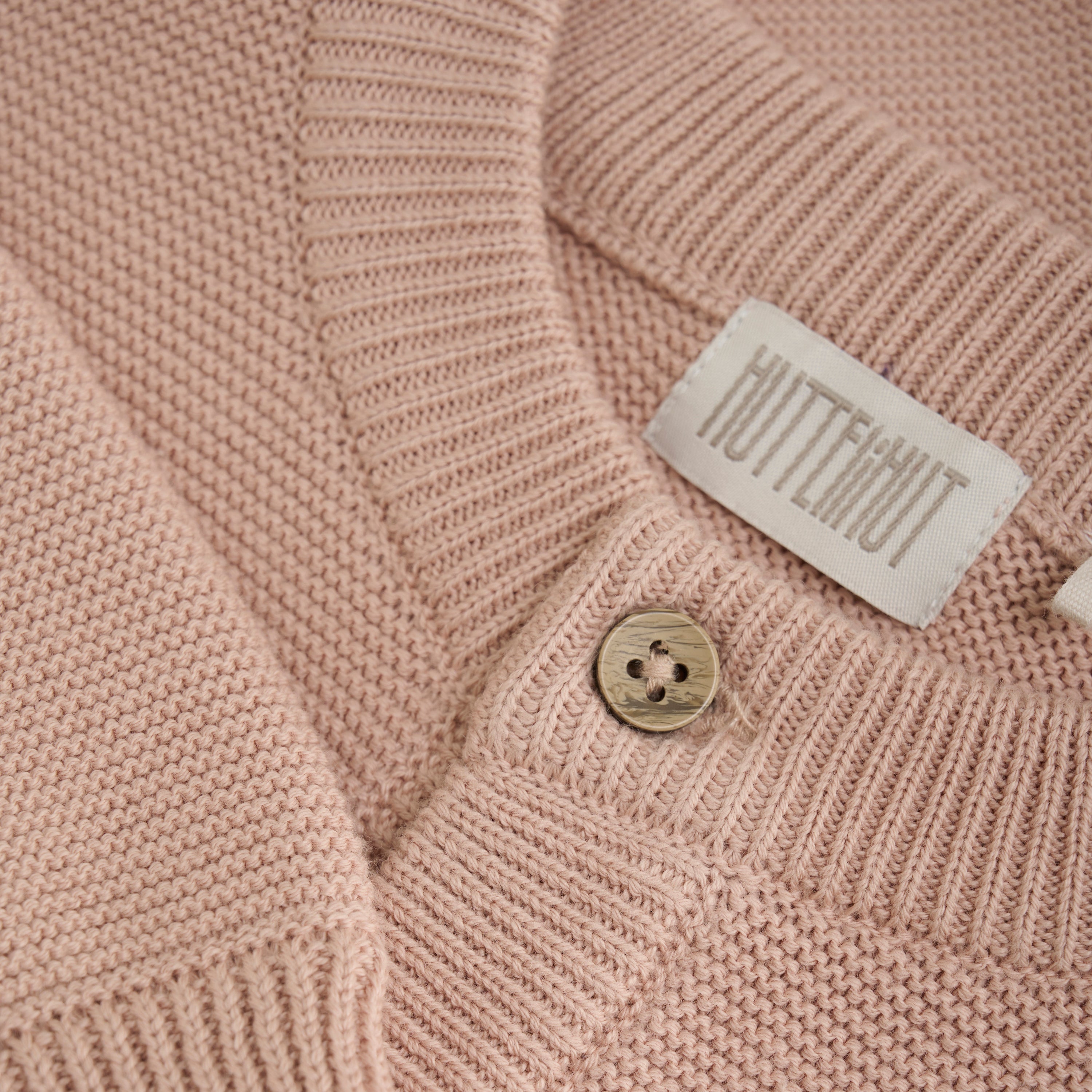 Huttelihut Strik Cardigan - Mahogany Rose