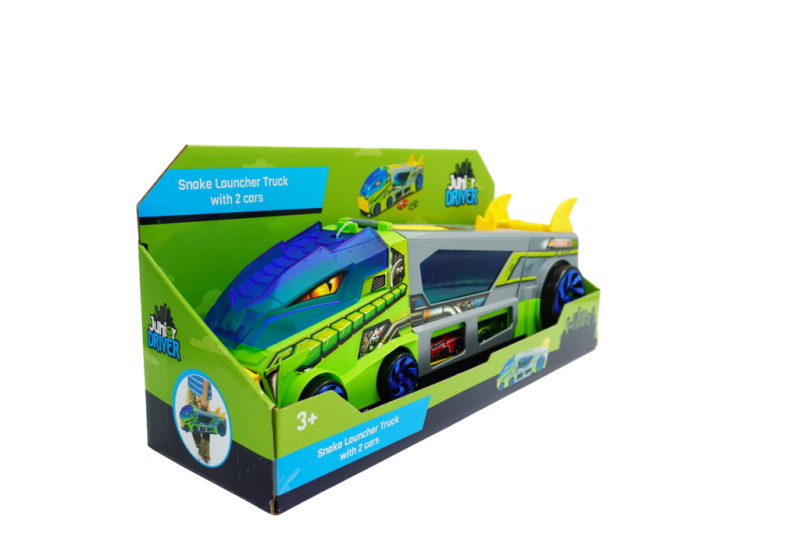 Junior Driver – Snake Launcher Lastbil med 2 Biler