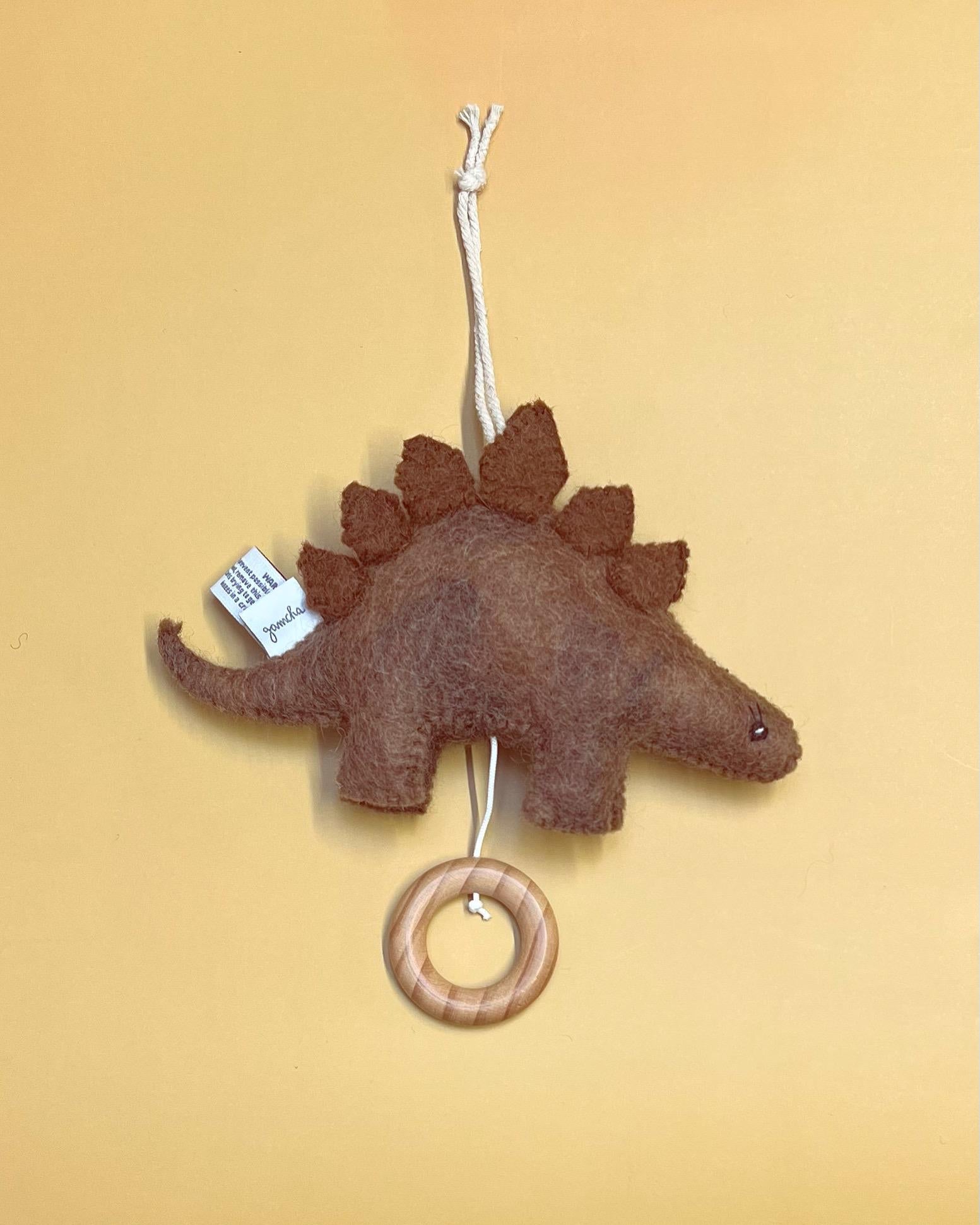 Gamcha Musikuro Dinosaur - Brun