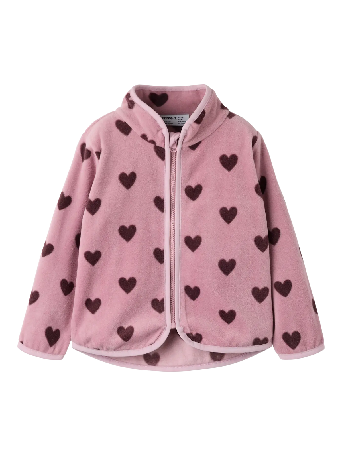Name It Olajas - Fleece Jacket - Mauve Shadows