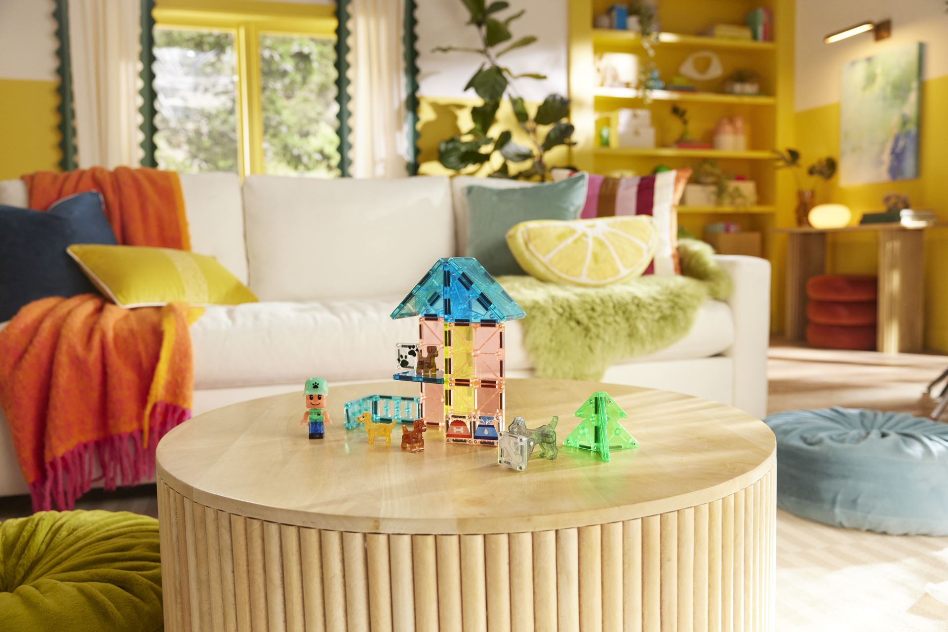 Magna-Tiles Magnetisk Legetøj - Puppy Park 27 dele