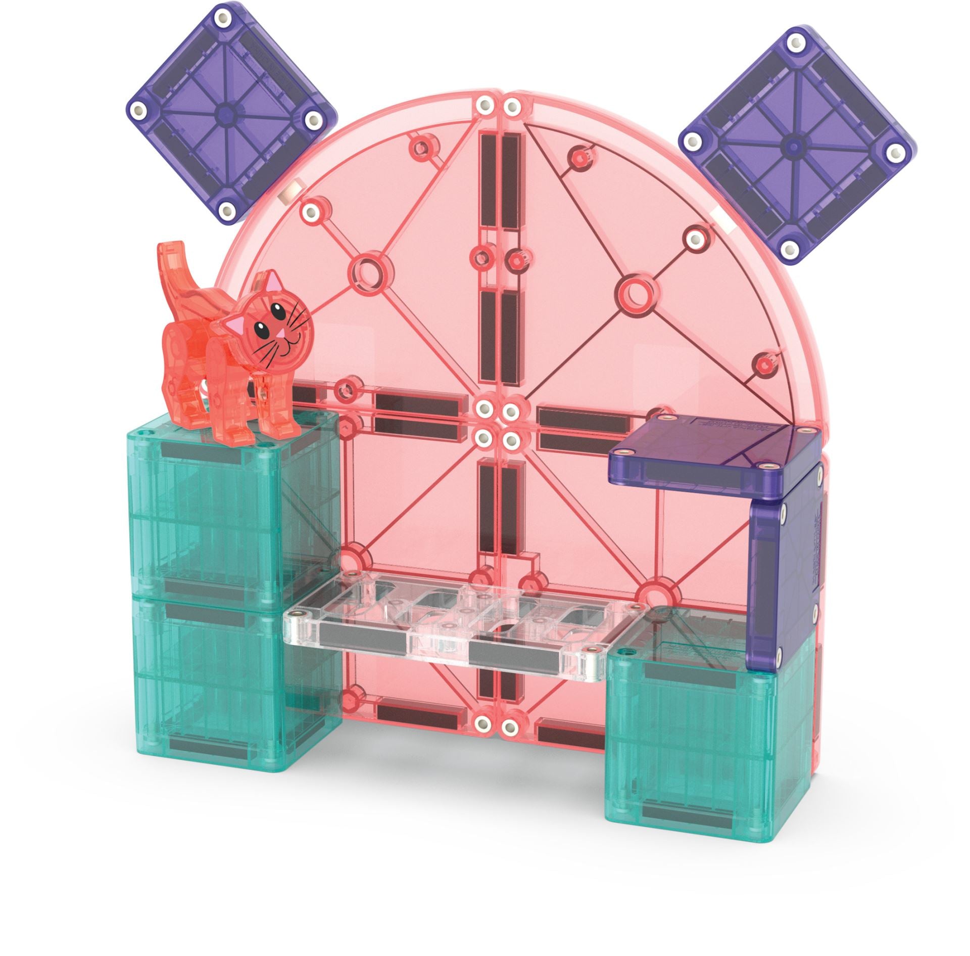 Magna-Tiles Magnetisk Legetøj - Cat Tree 13 dele
