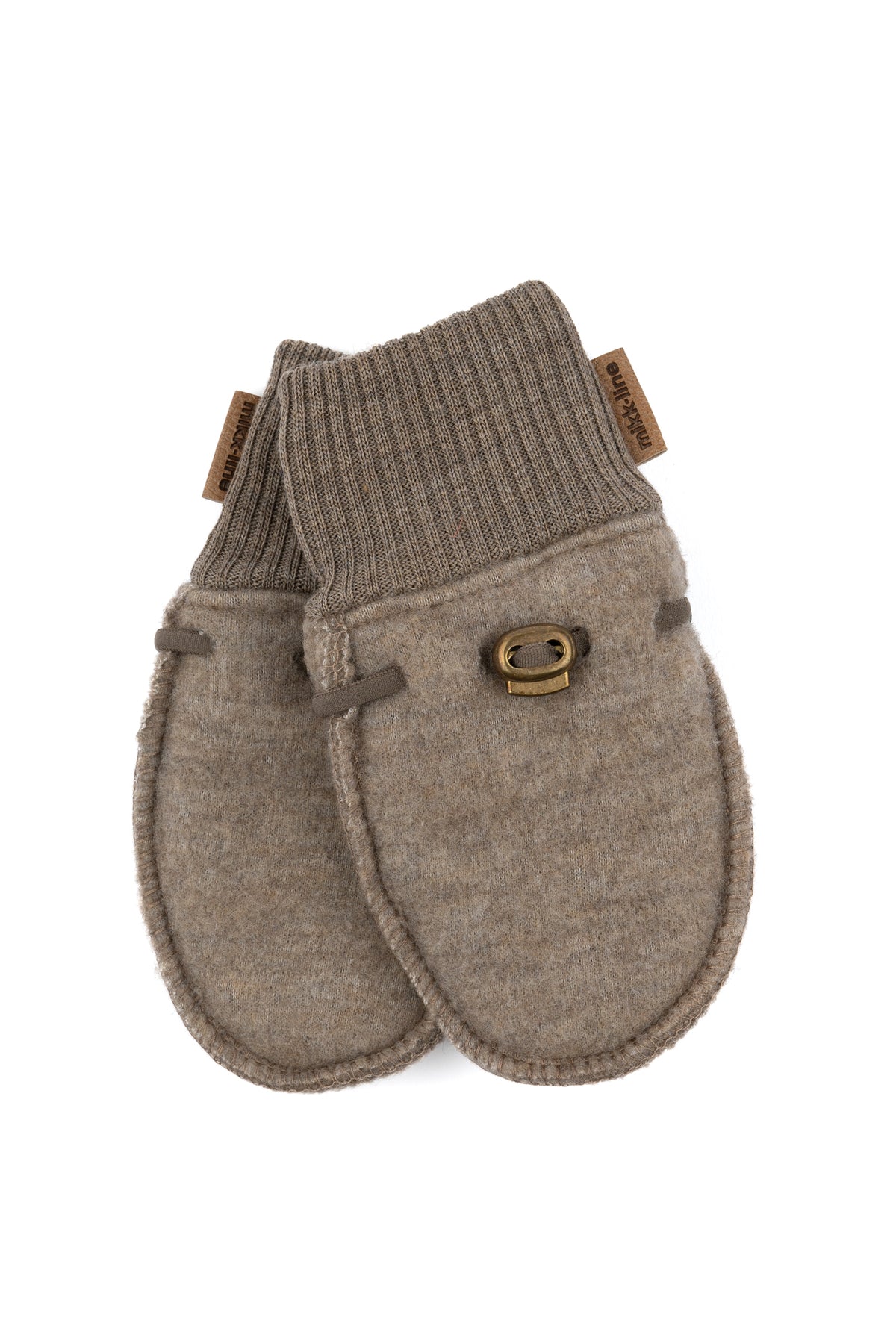 Mikk-Line Wool Mittens - Melange Denver