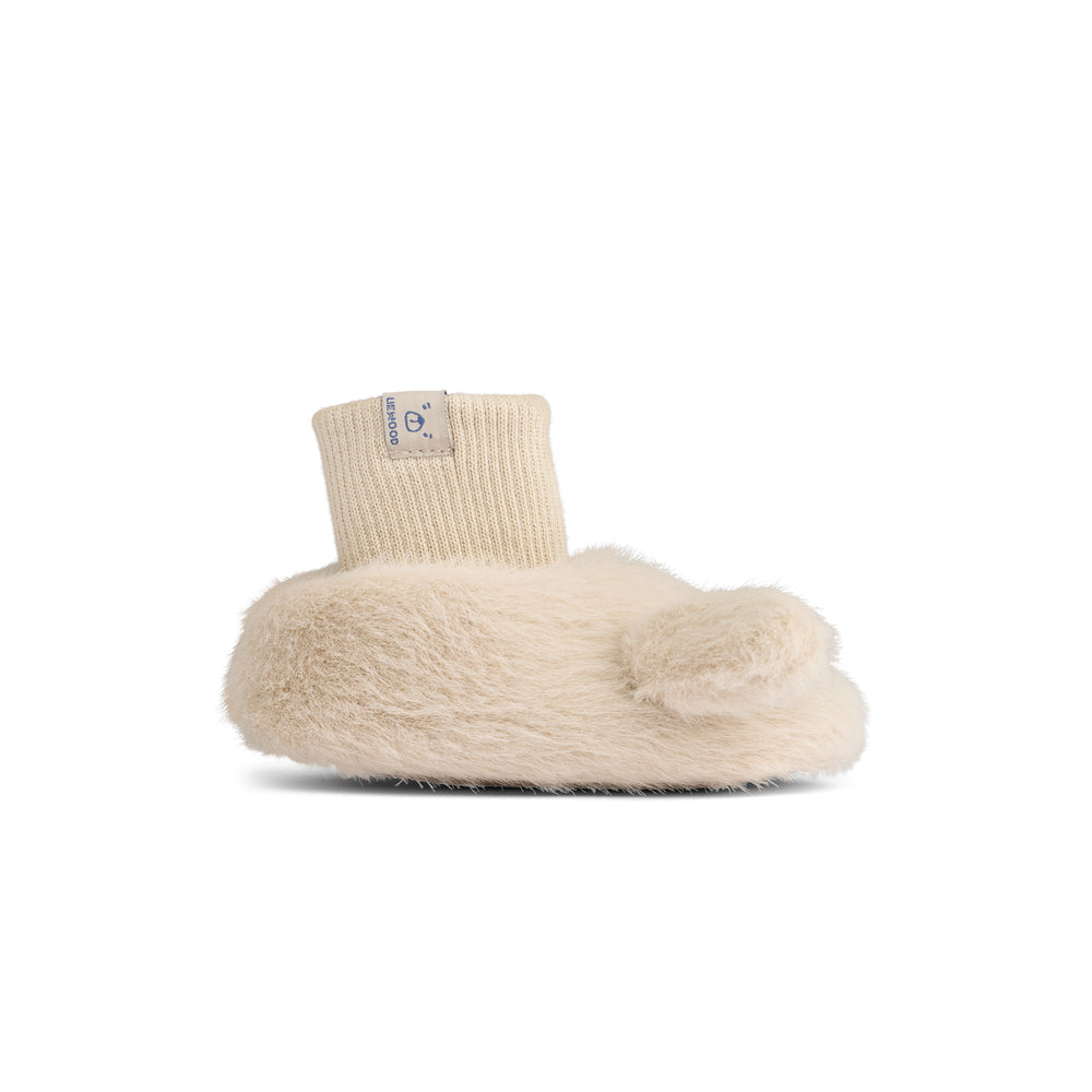 Liewood Beth Kanin Plush Slippers - Mist