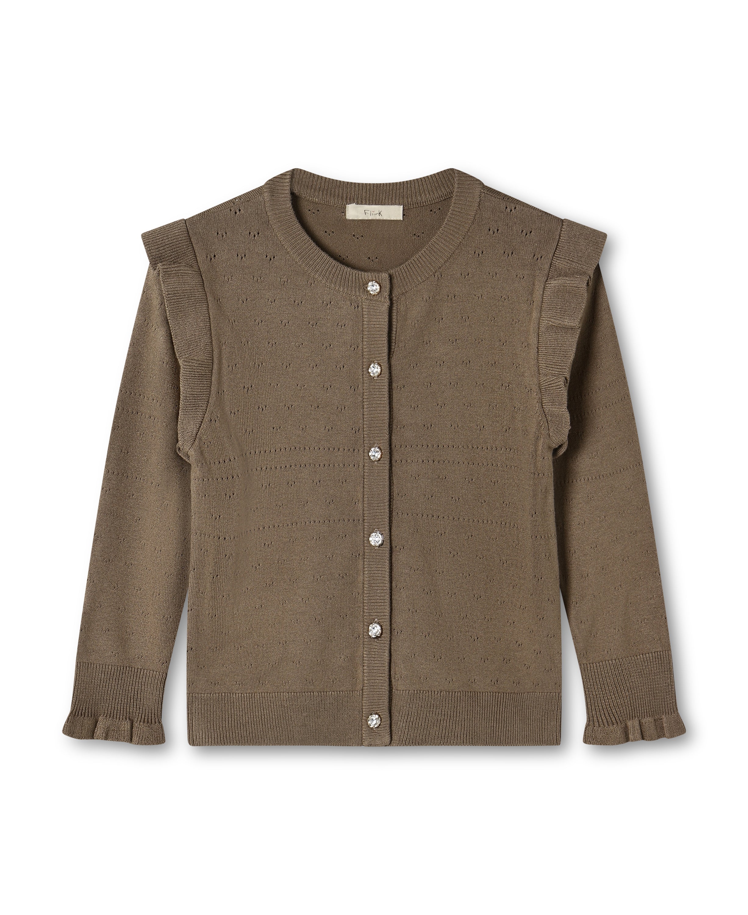 Fliink Fame Cardigan - Pine Bark