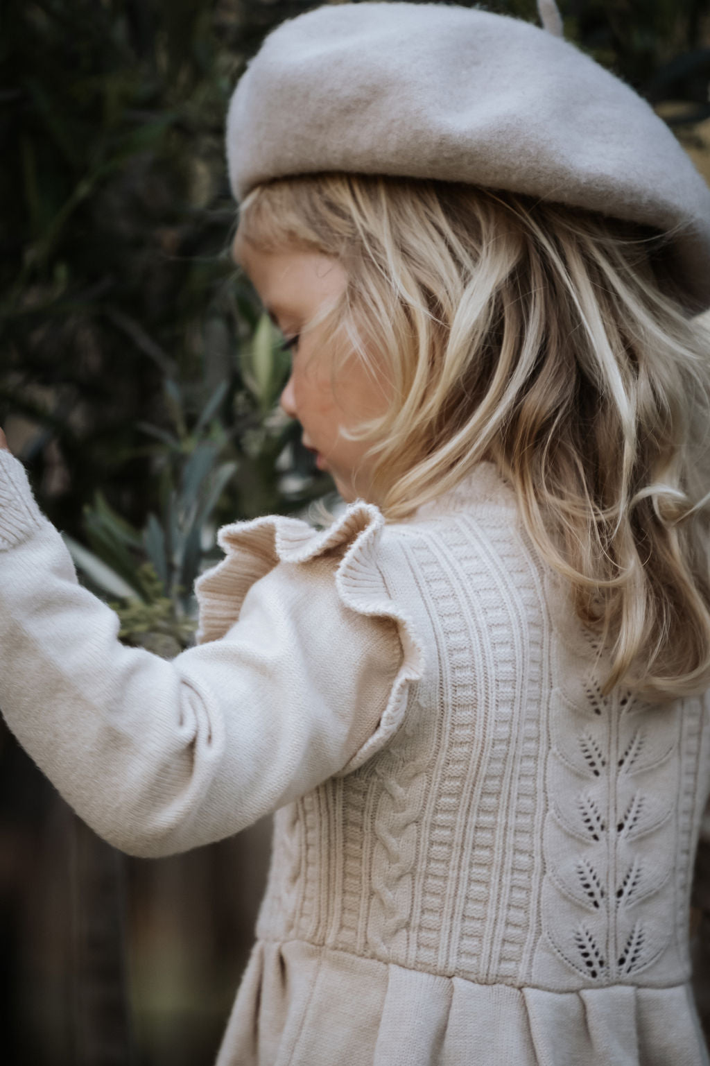 Fliink Alilly Peplum Pullover - Sandshell