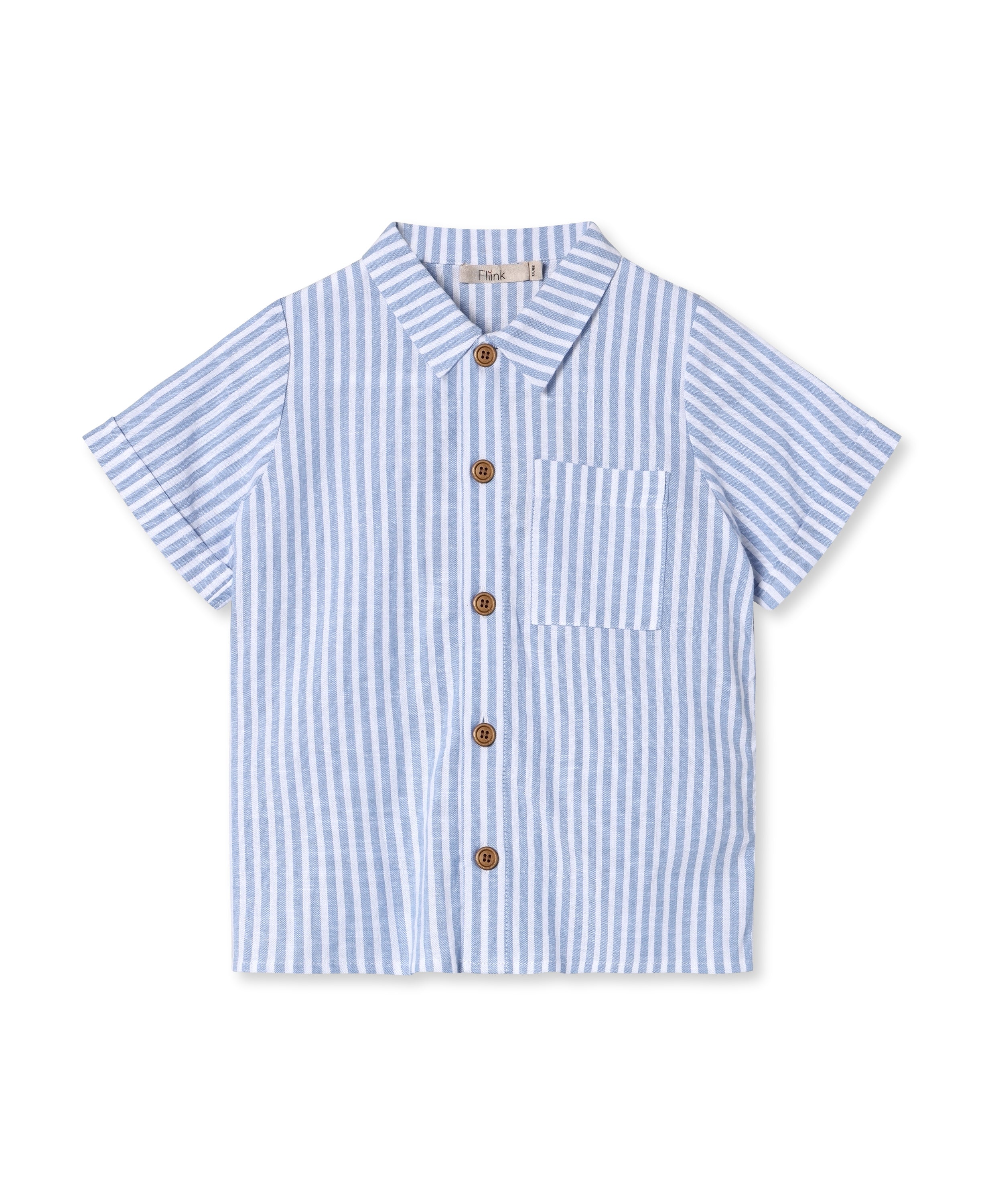 Fliink Vira SS Shirt - Dream Blue/Cloud Dancer