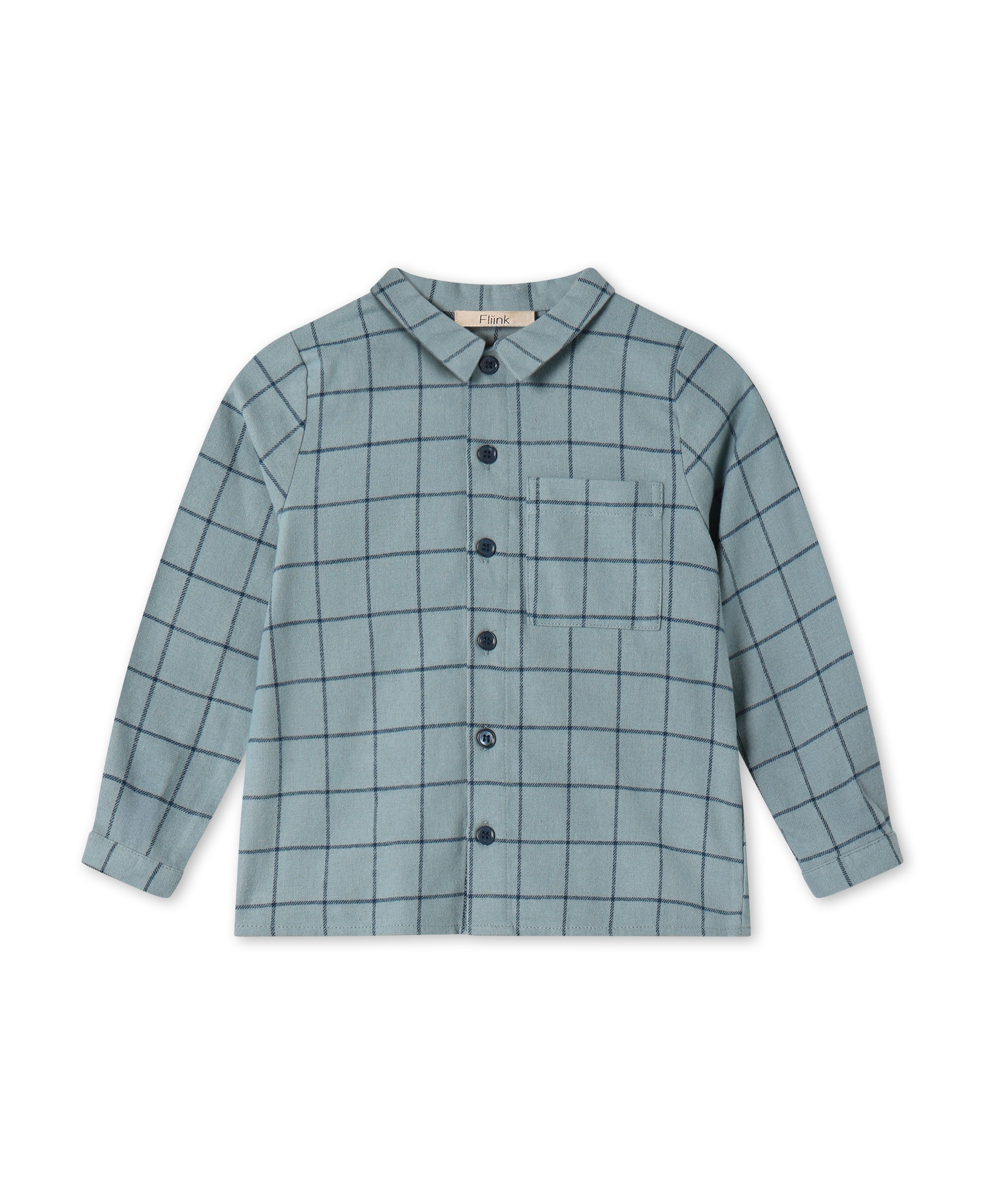 Fliink Cody Check Shirt - Slate