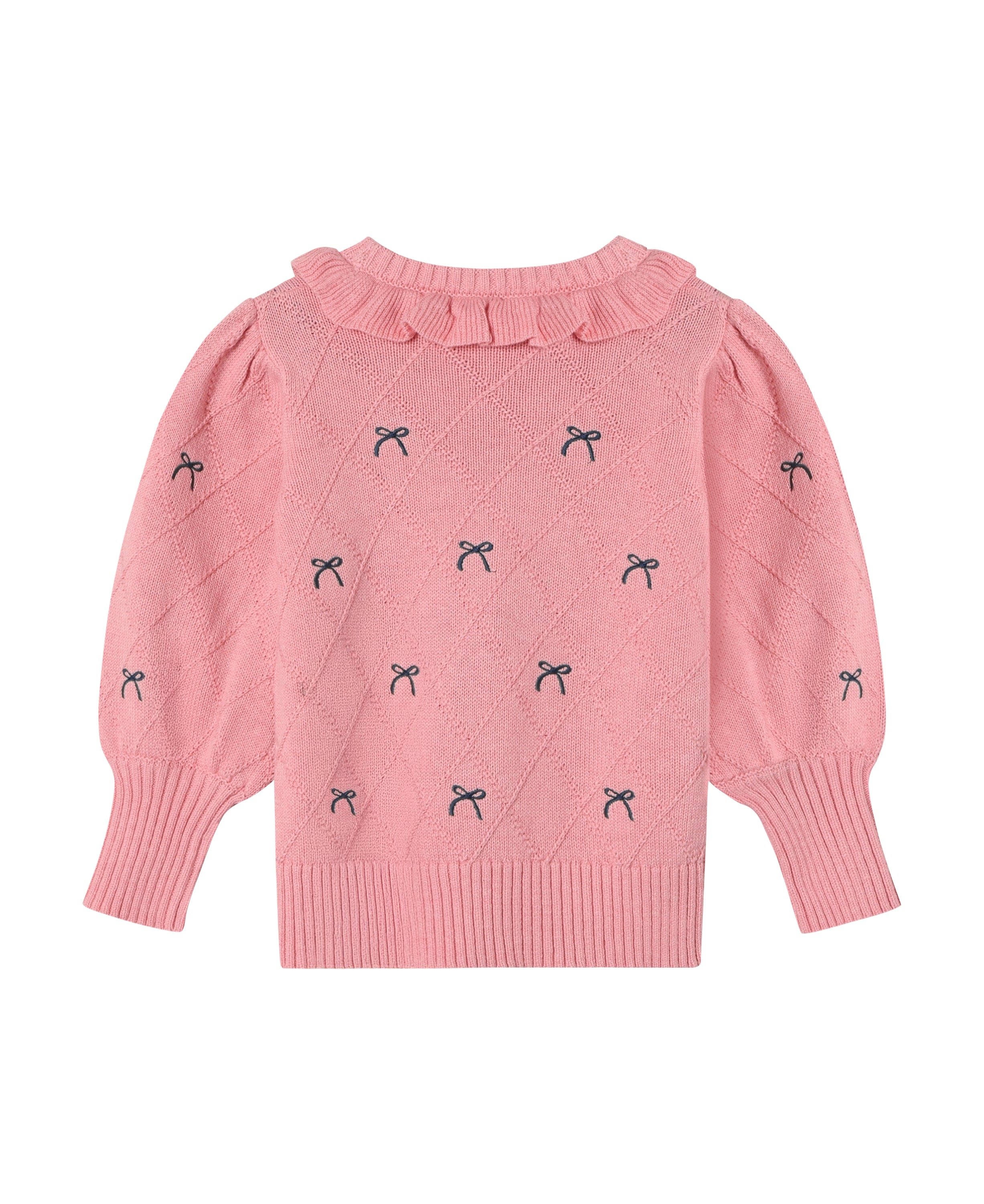 Fliink Lucie Bow Pullover - Candy Pink