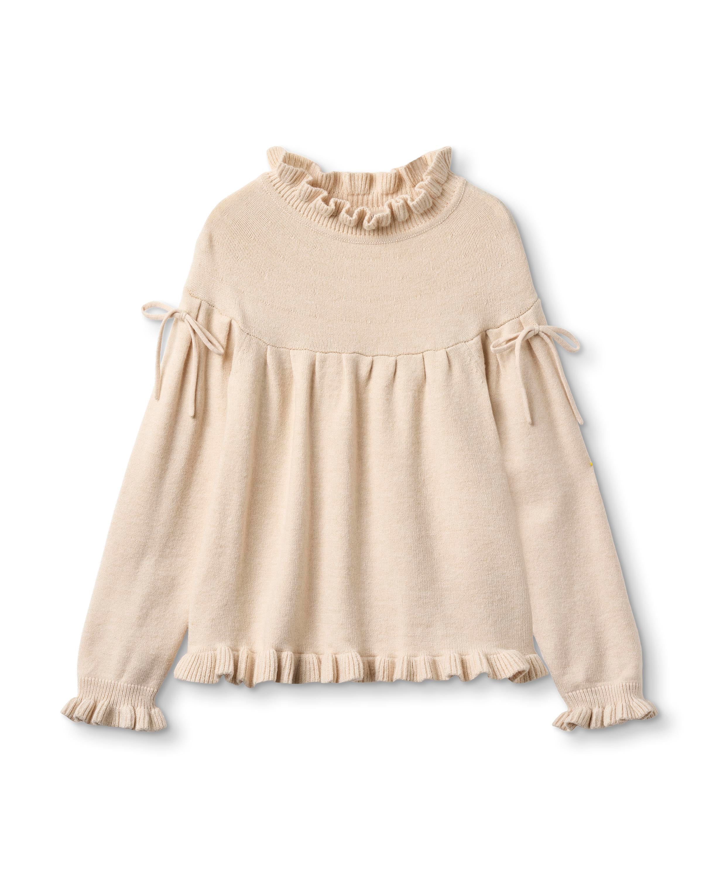 Fliink Kino LS Knit Blouse - Sandshell