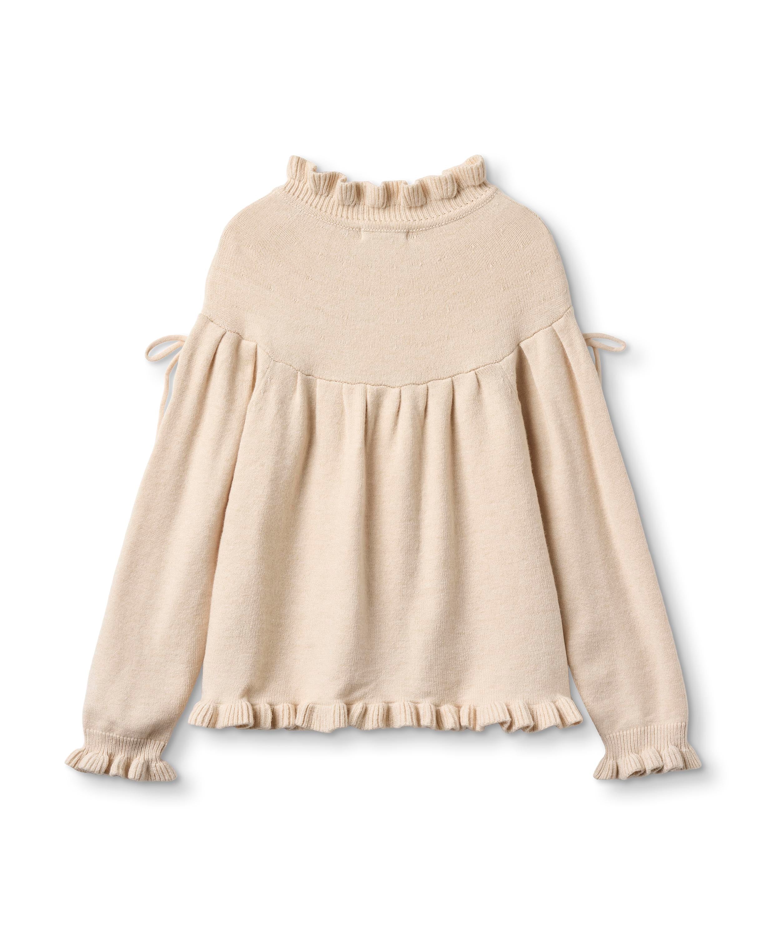 Fliink Kino LS Knit Blouse - Sandshell