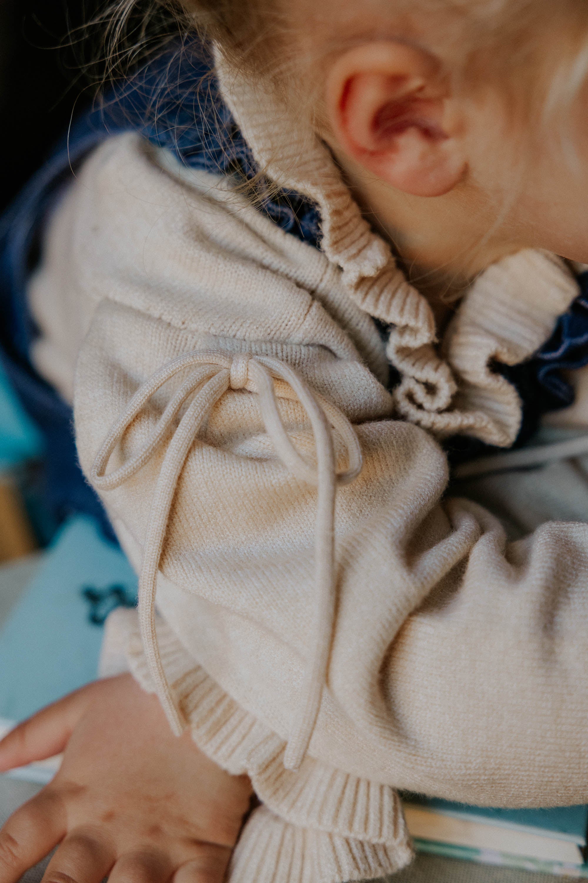 Fliink Kino LS Knit Blouse - Sandshell