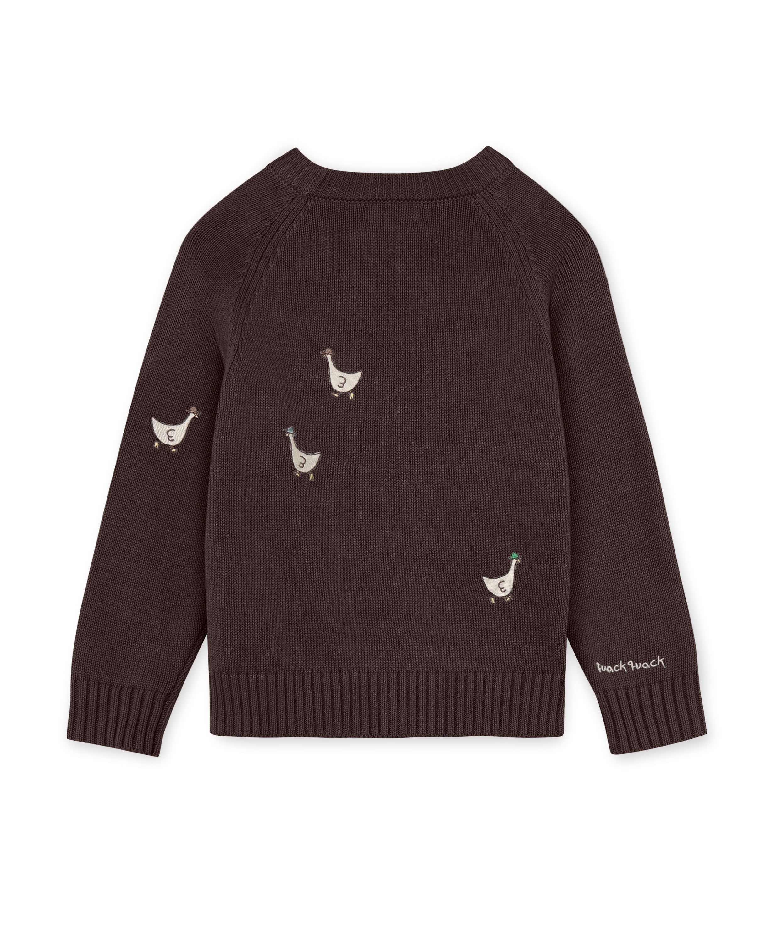 Fliink Mahdi Knit Pullover - Coffee Bean