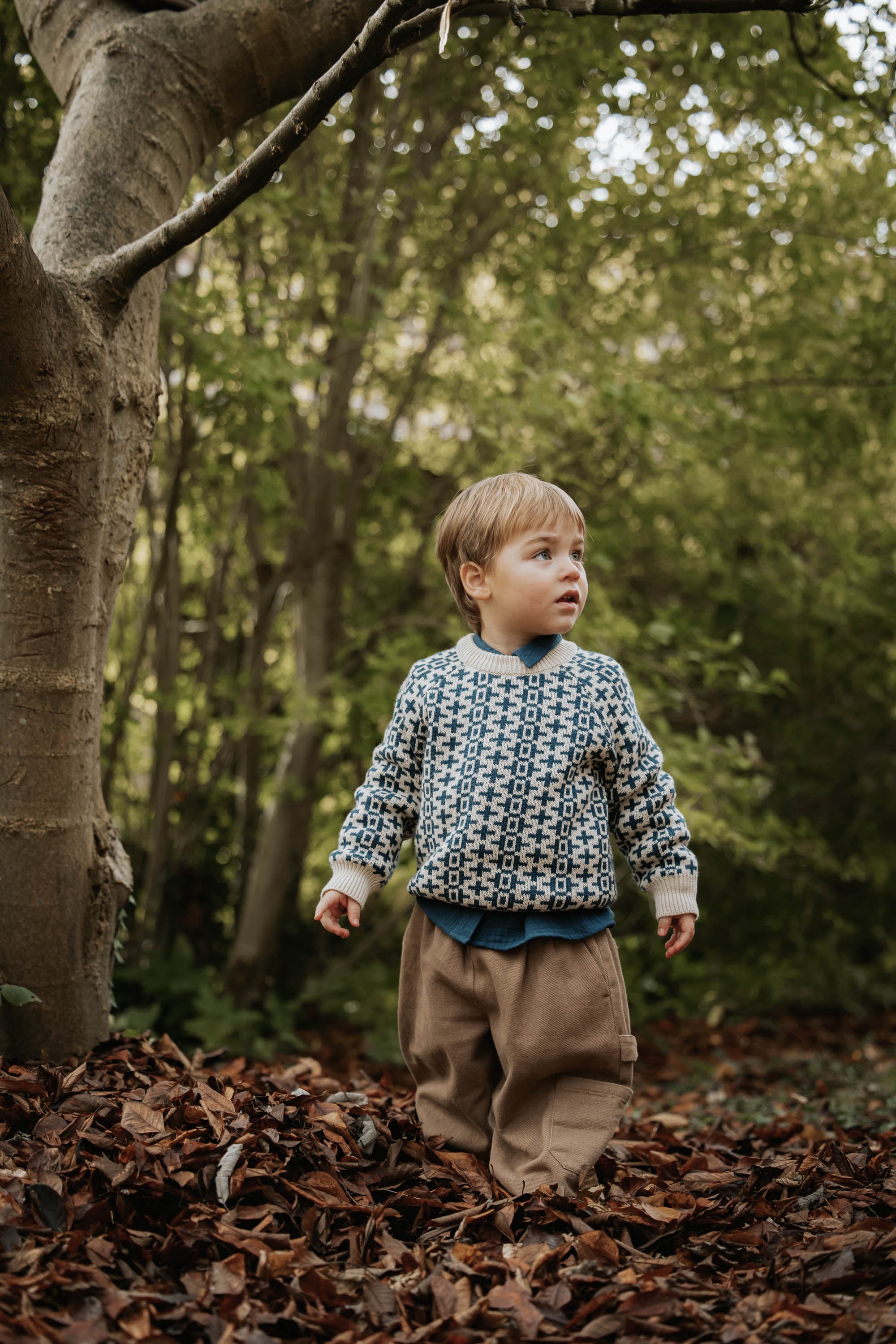 Fliink Nova Nordic Pullover - Insignia Bluse