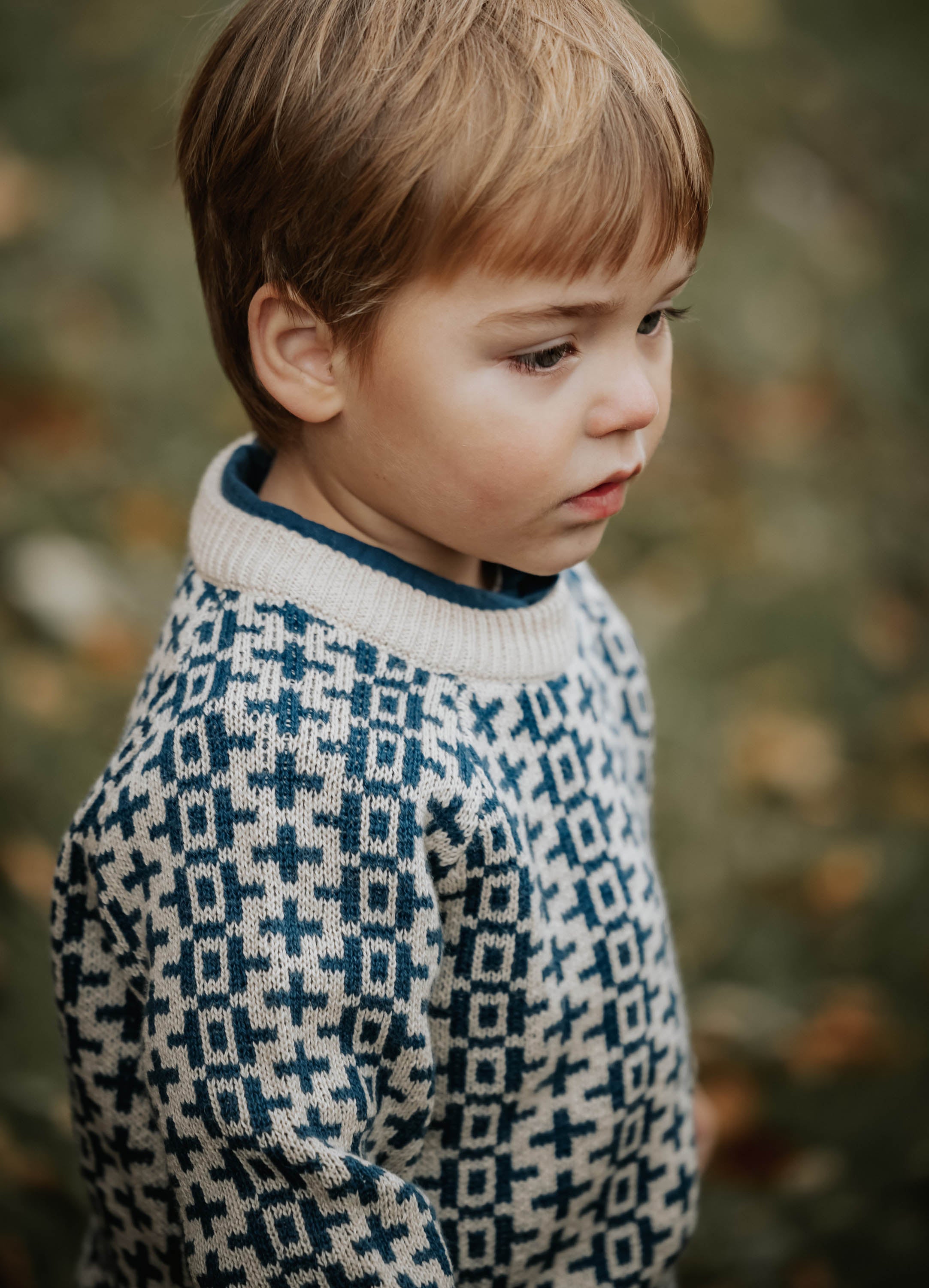 Fliink Nova Nordic Pullover - Insignia Bluse