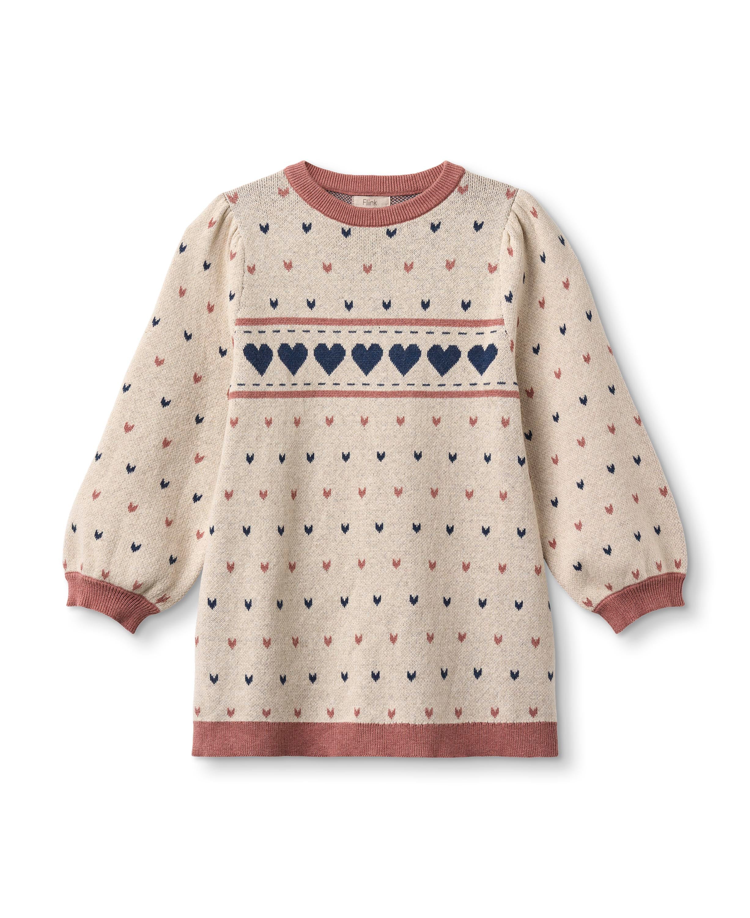 Fliink Nova Multi Heart Dress - Sandshell