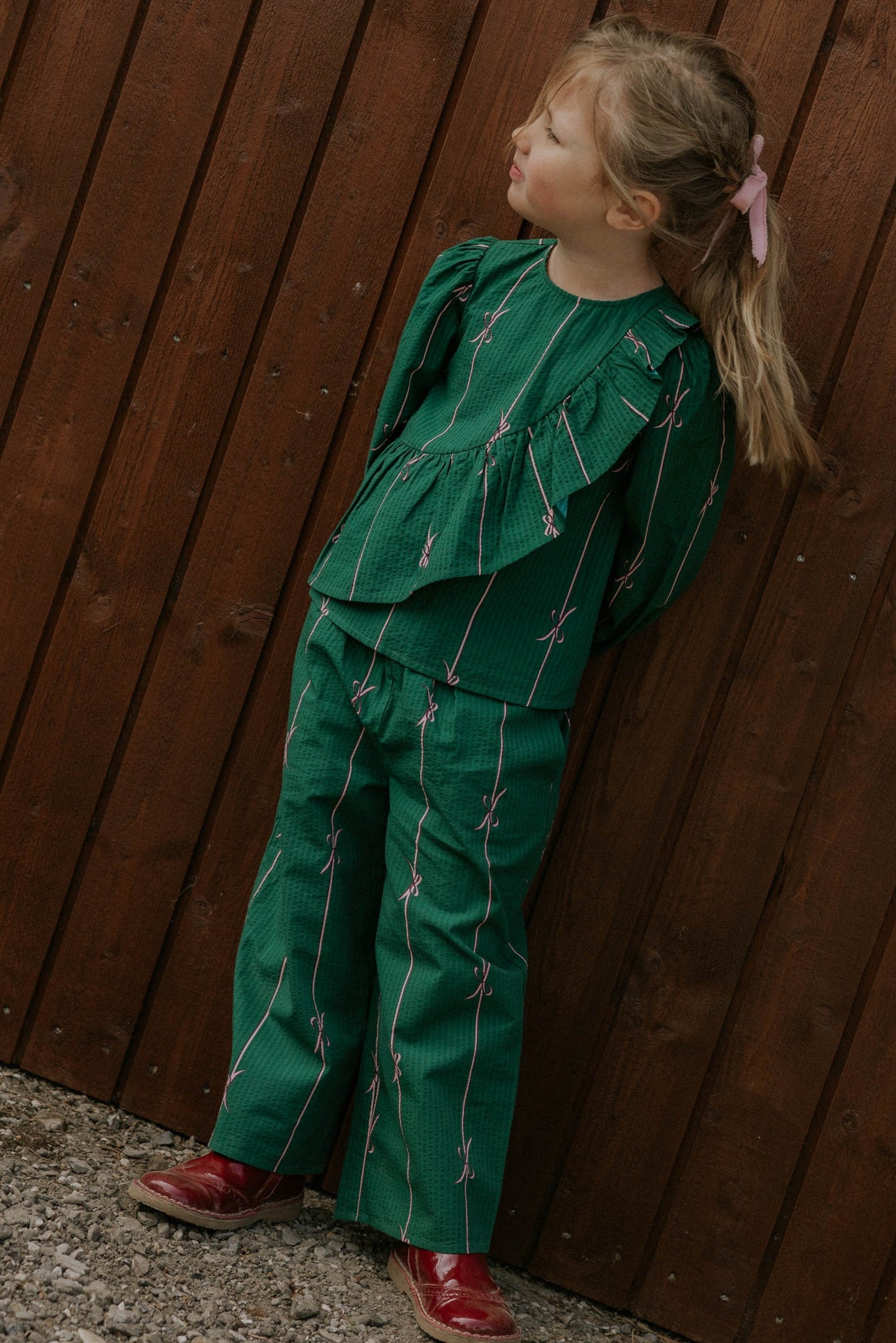 Fliink Bowie Pant - Hunter Green Bow