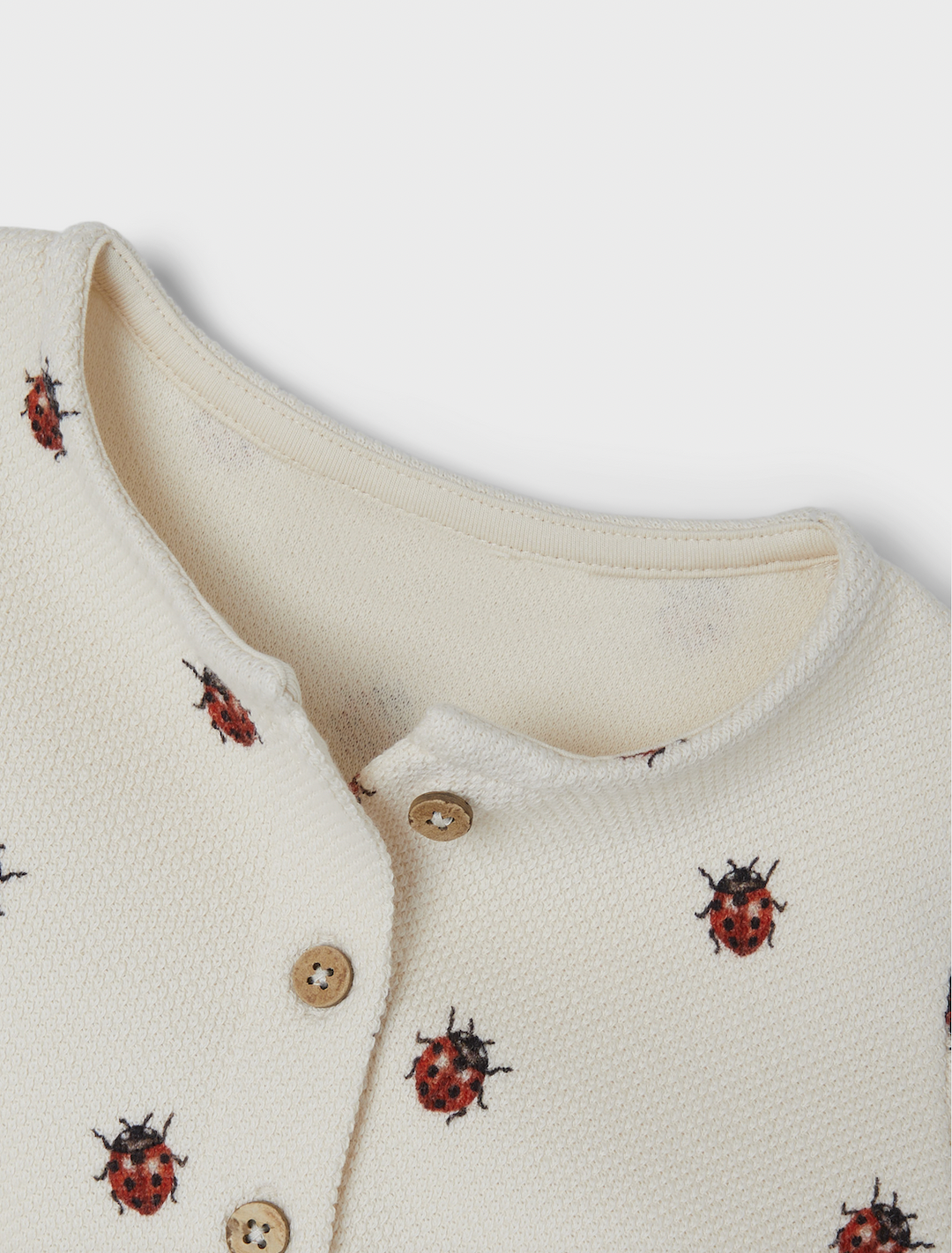 Lil Atelier Ronja Sweat Dress med Mariehøne - Whitecap Gray