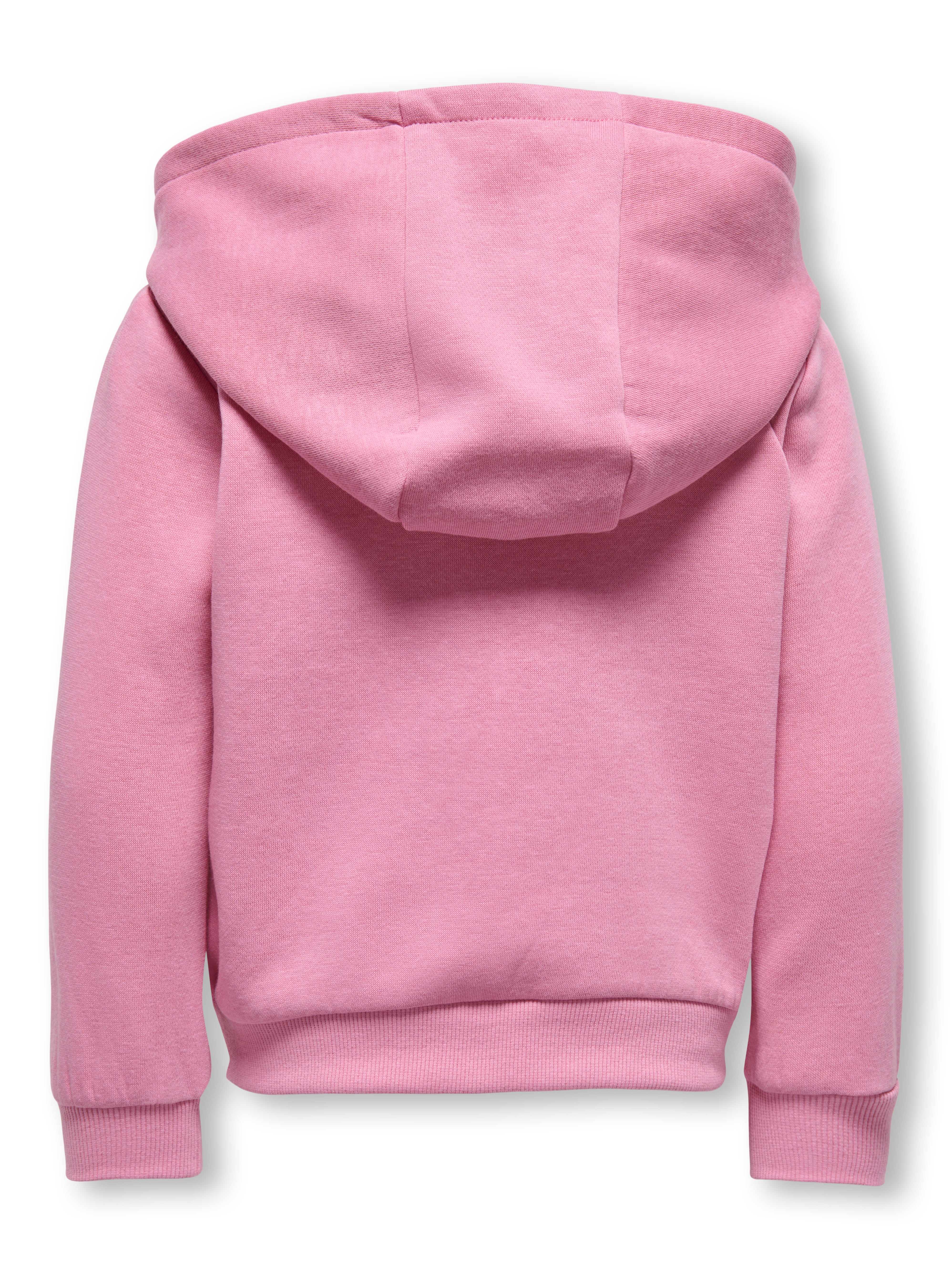 Only Mini Sweat L/S Zip Hoodie - Cashmere Rose