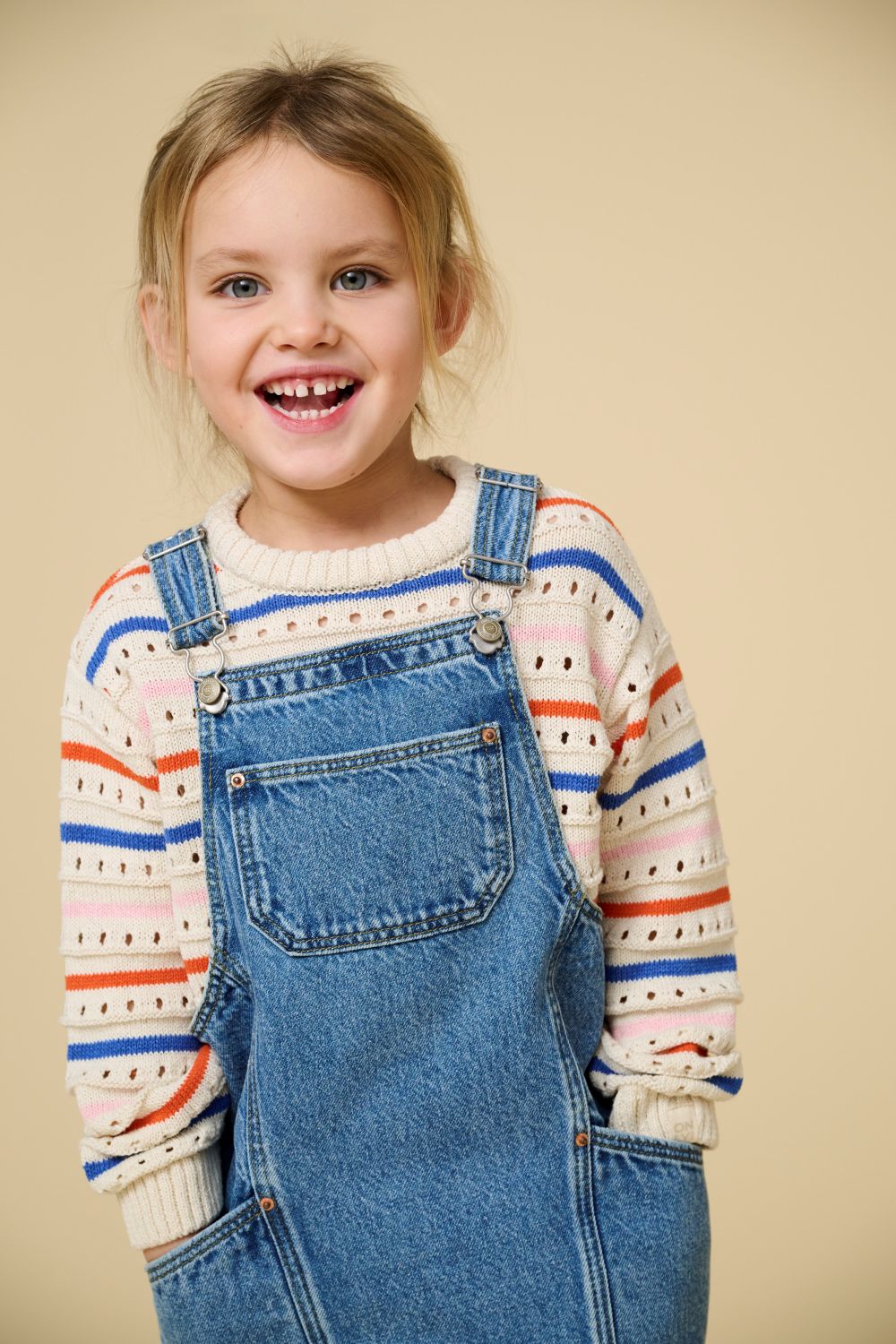 Only Mini Cille Short Spencer Dress - Medium Blue Denim