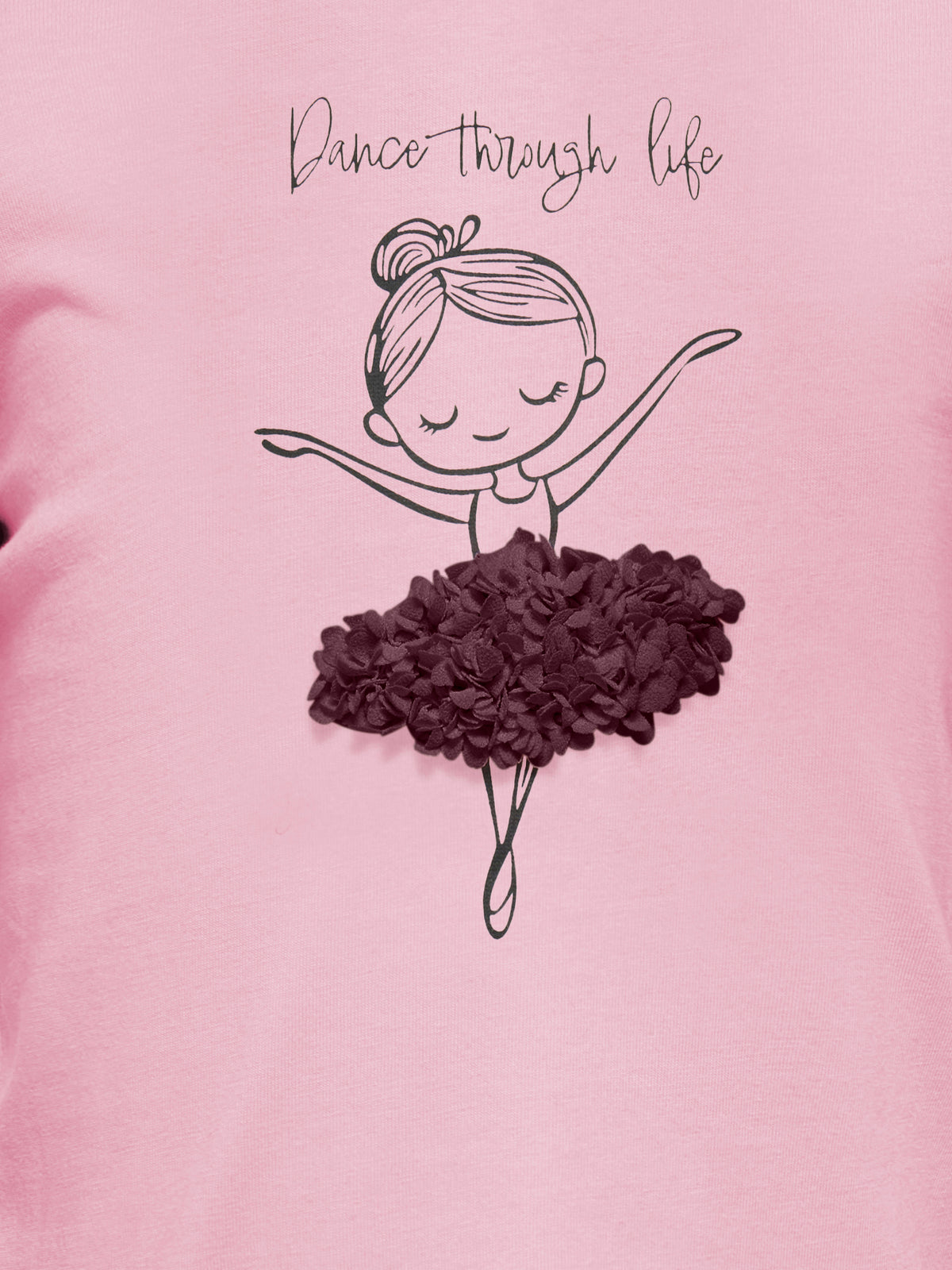 Only Mini Fleur - LS Tee - Parfait Pink / Ballerina