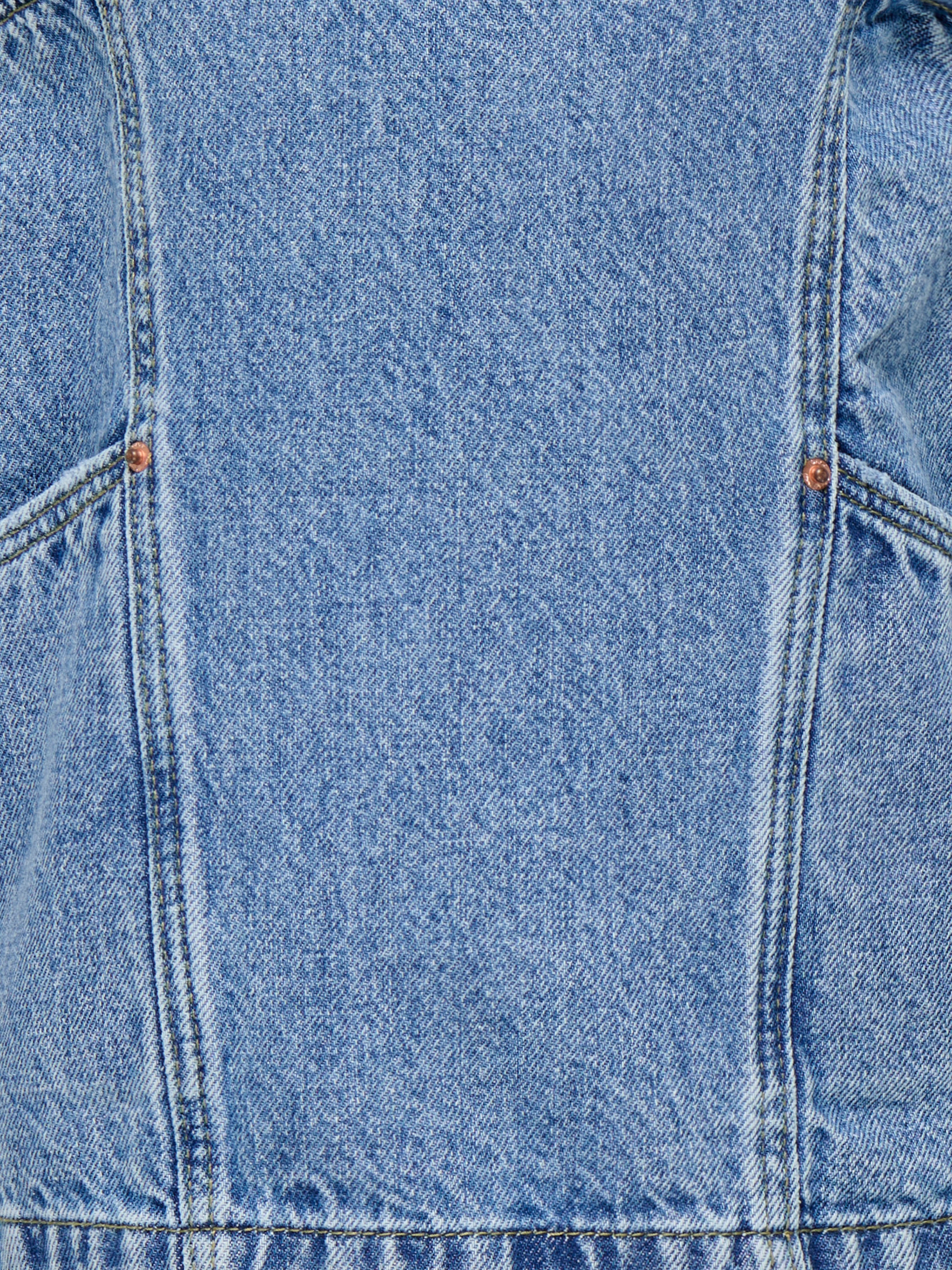 Only Mini Cille Short Spencer Dress - Medium Blue Denim