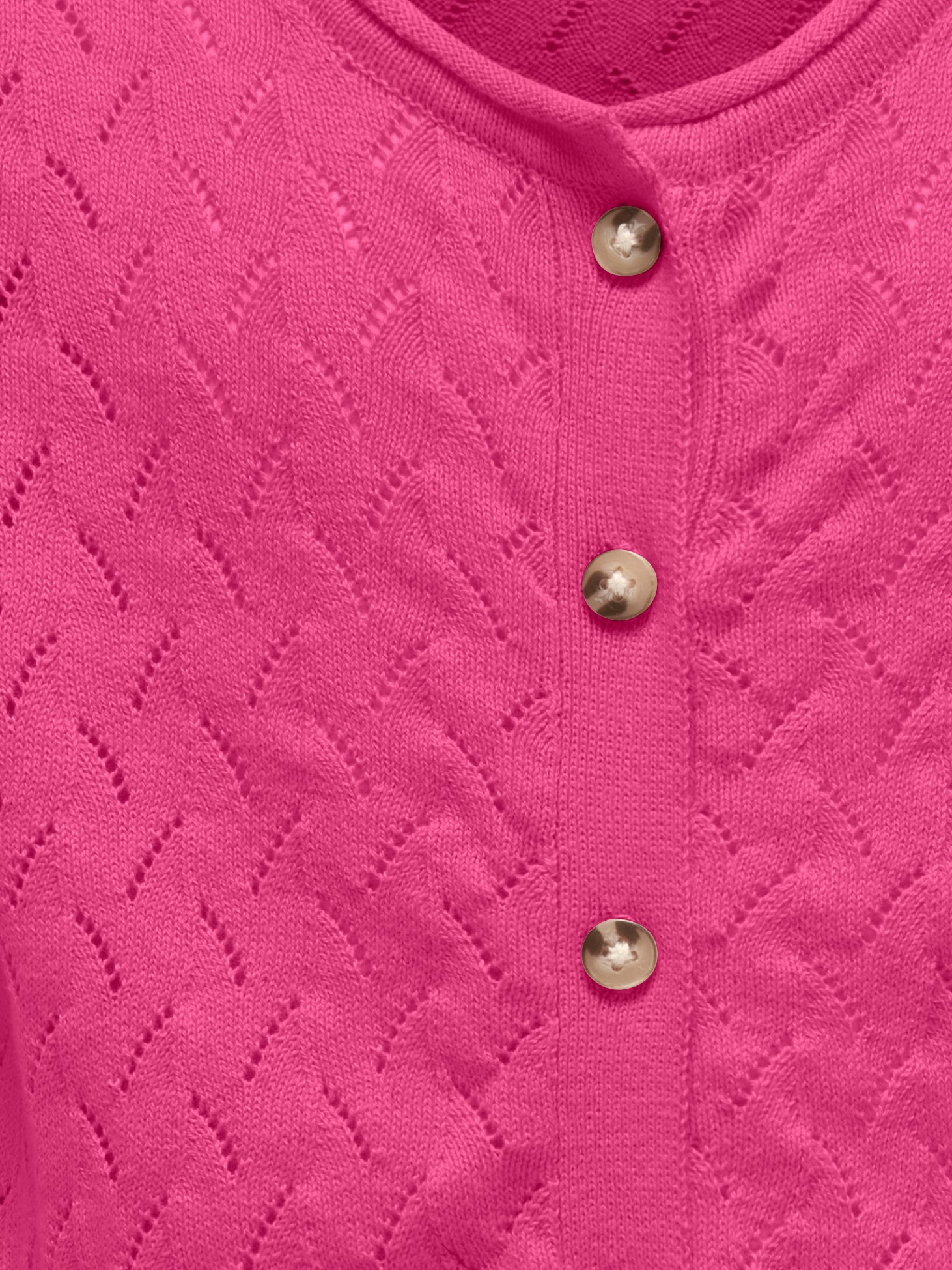 Only Mini Megan Life Cardigan NOOS - Magenta