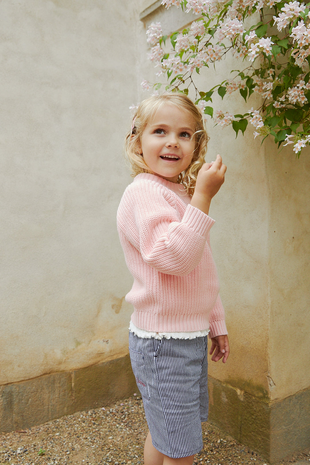 Copenhagen Colors Rib Strik Bluse - Ballerina