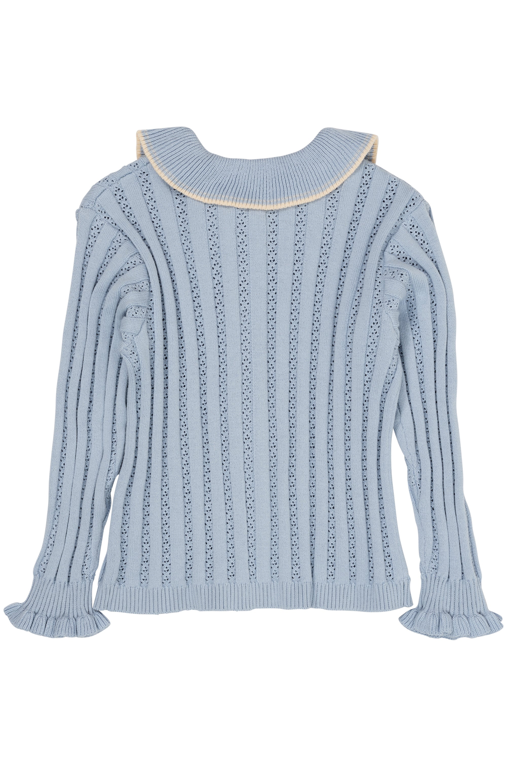 Copenhagen Colors Strik Cardigan - Dusty Blue