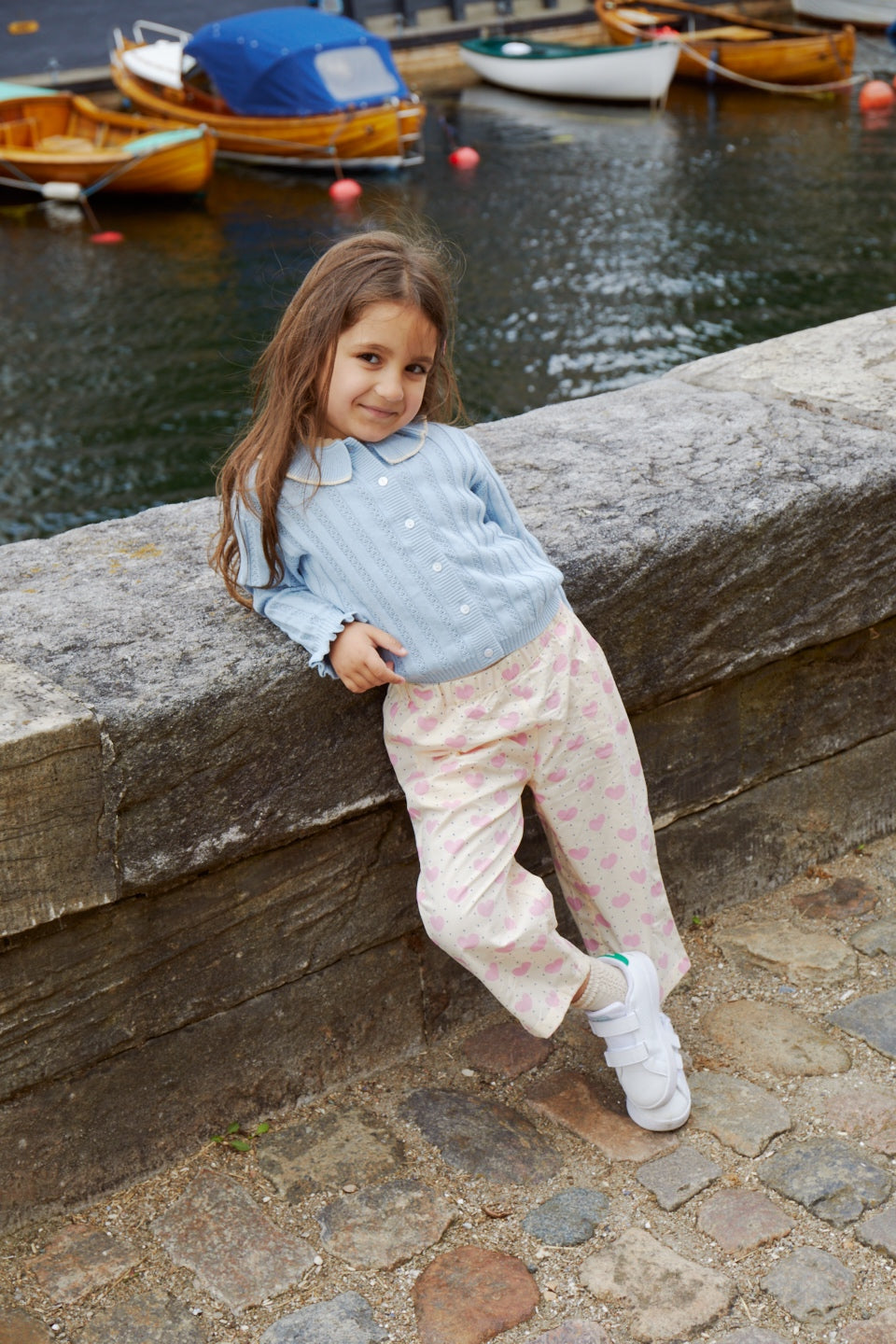 Copenhagen Colors Strik Cardigan - Dusty Blue