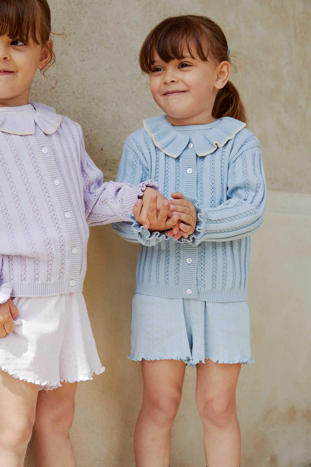 Copenhagen Colors Strik Cardigan - Dusty Blue