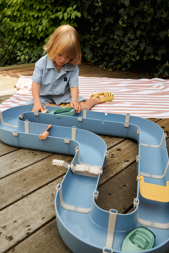 Liewood Cassian Waterway - Beach blue multi mix