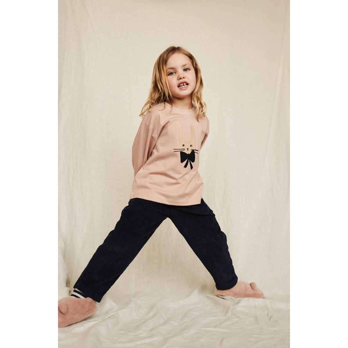 Liewood Aviaja Bear Slippers - Pale tuscany