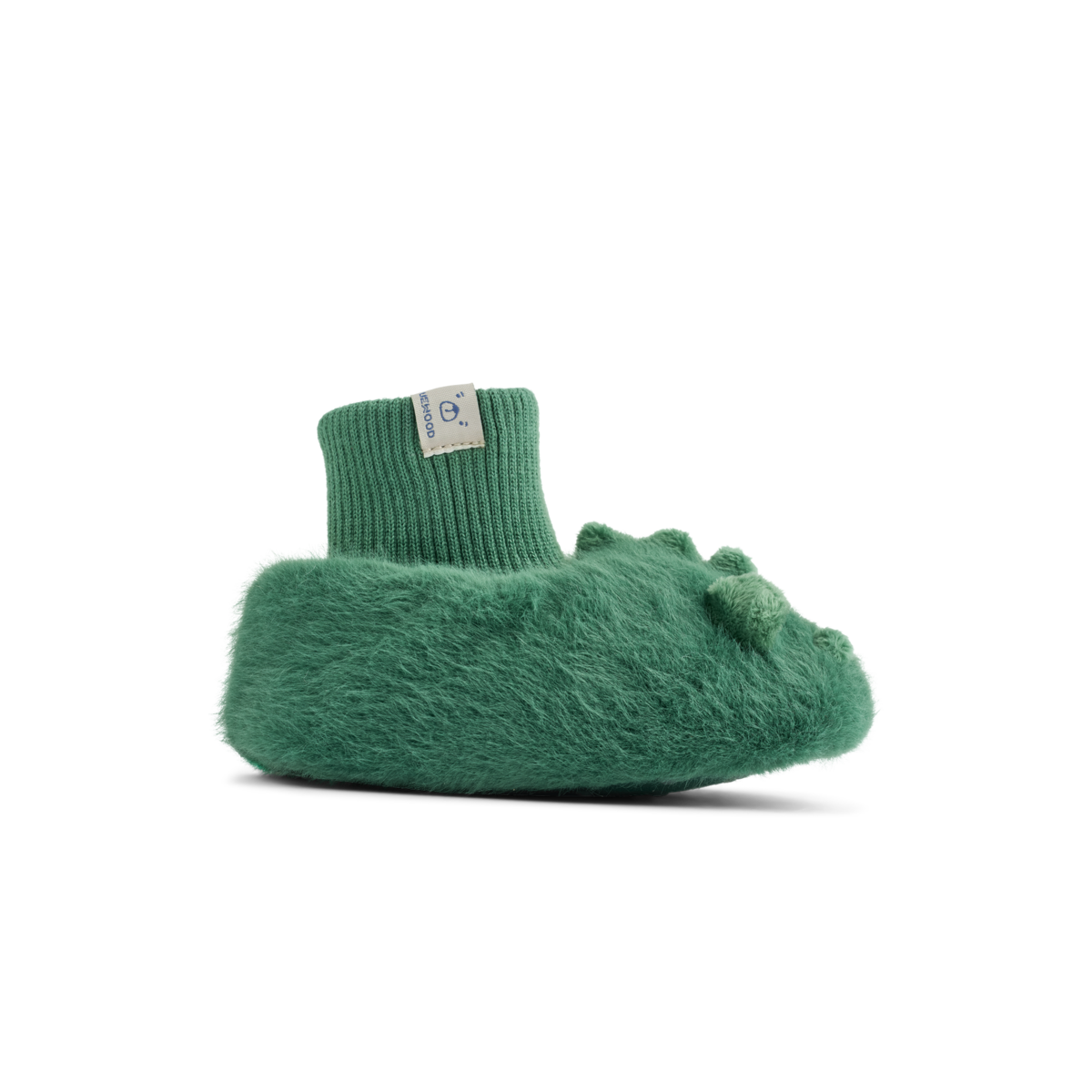 Liewood Beth Crocodile Plush Slippers - Garden green