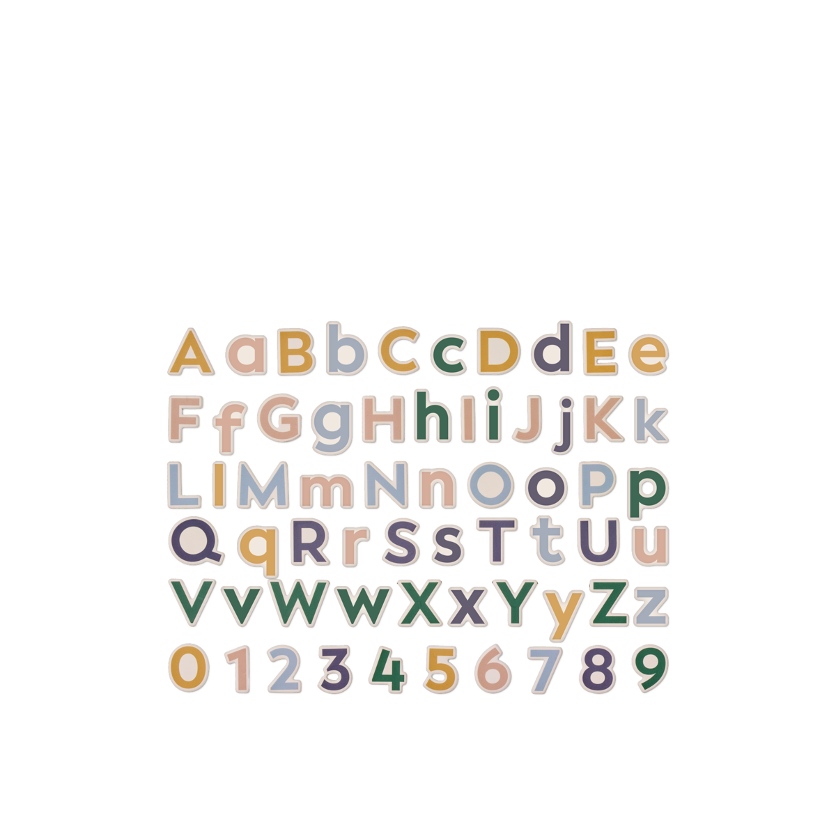 Liewood Vento - Alphanumeric Magnets - Sandy Multi Mix