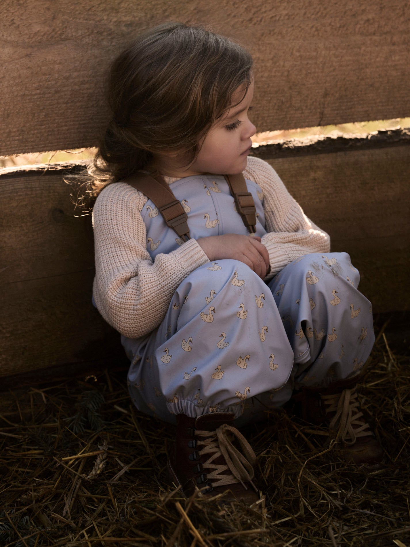 Lil Atelier Ladry10 Rain Set - Zen Blue/Swan