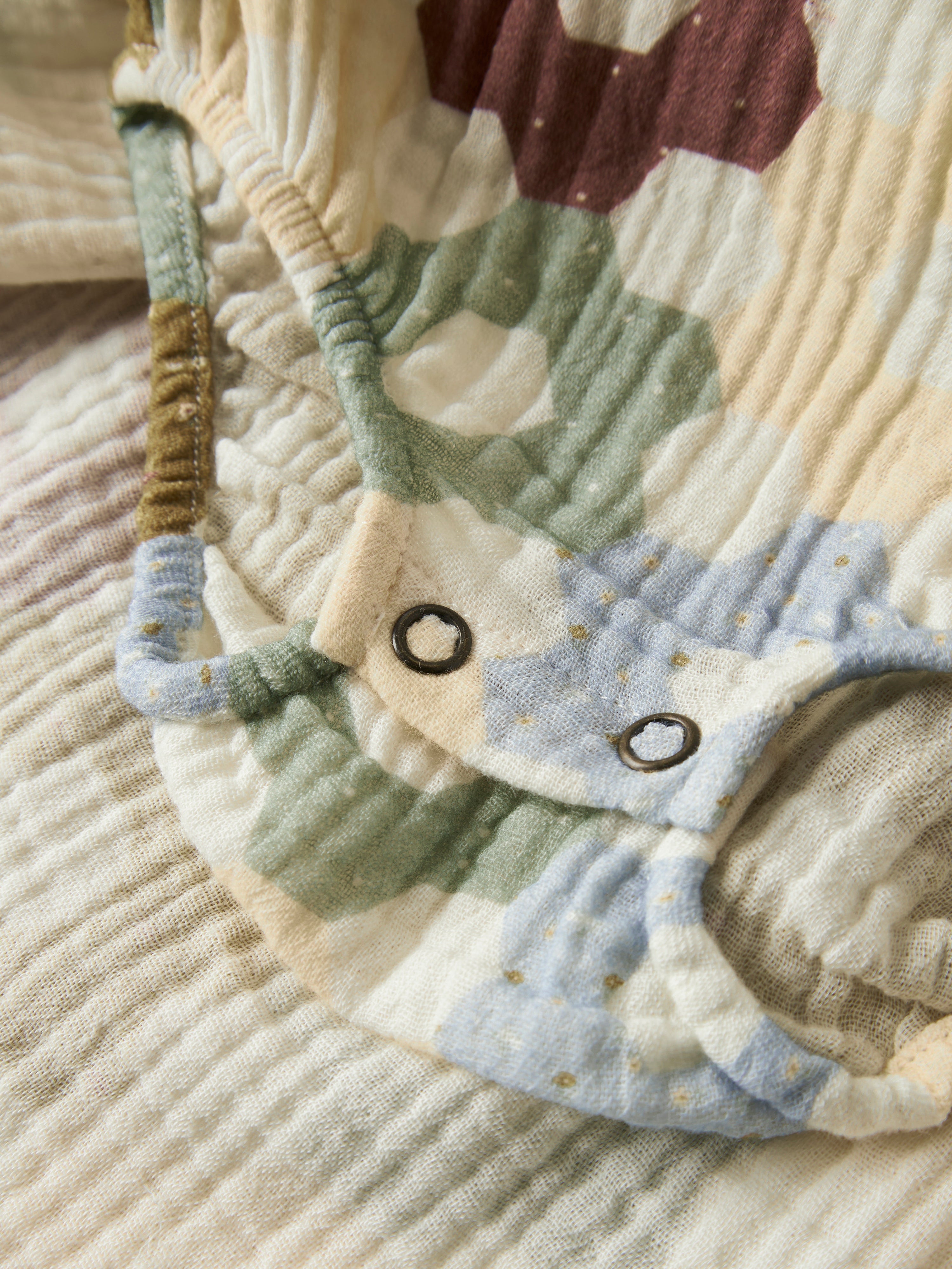 Lil Atelier Talia LS Body Dress - Coconut Milk