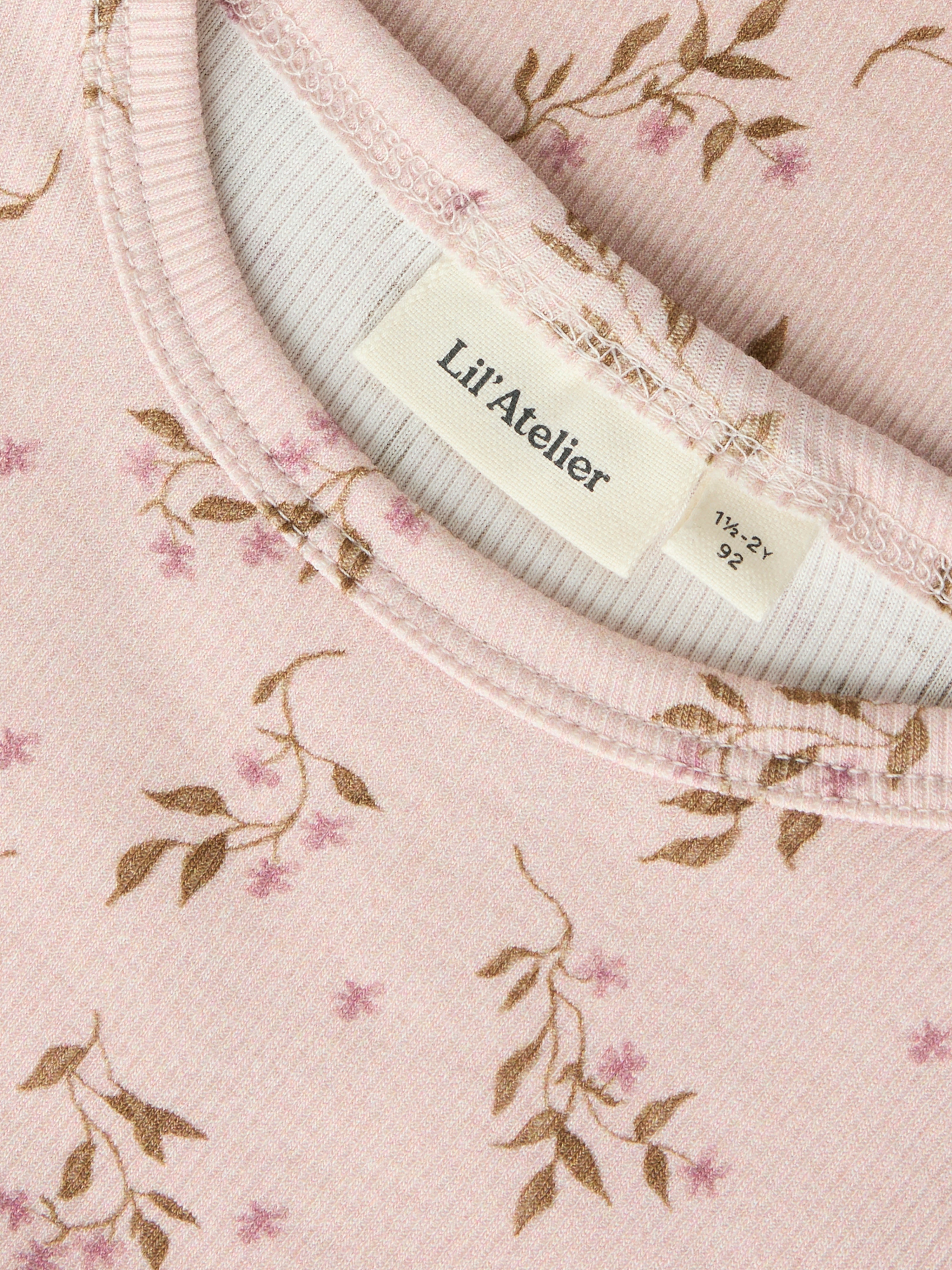 Lil Atelier Gavo - Eko Slim Top NOOS - Hushed Violet/Flower