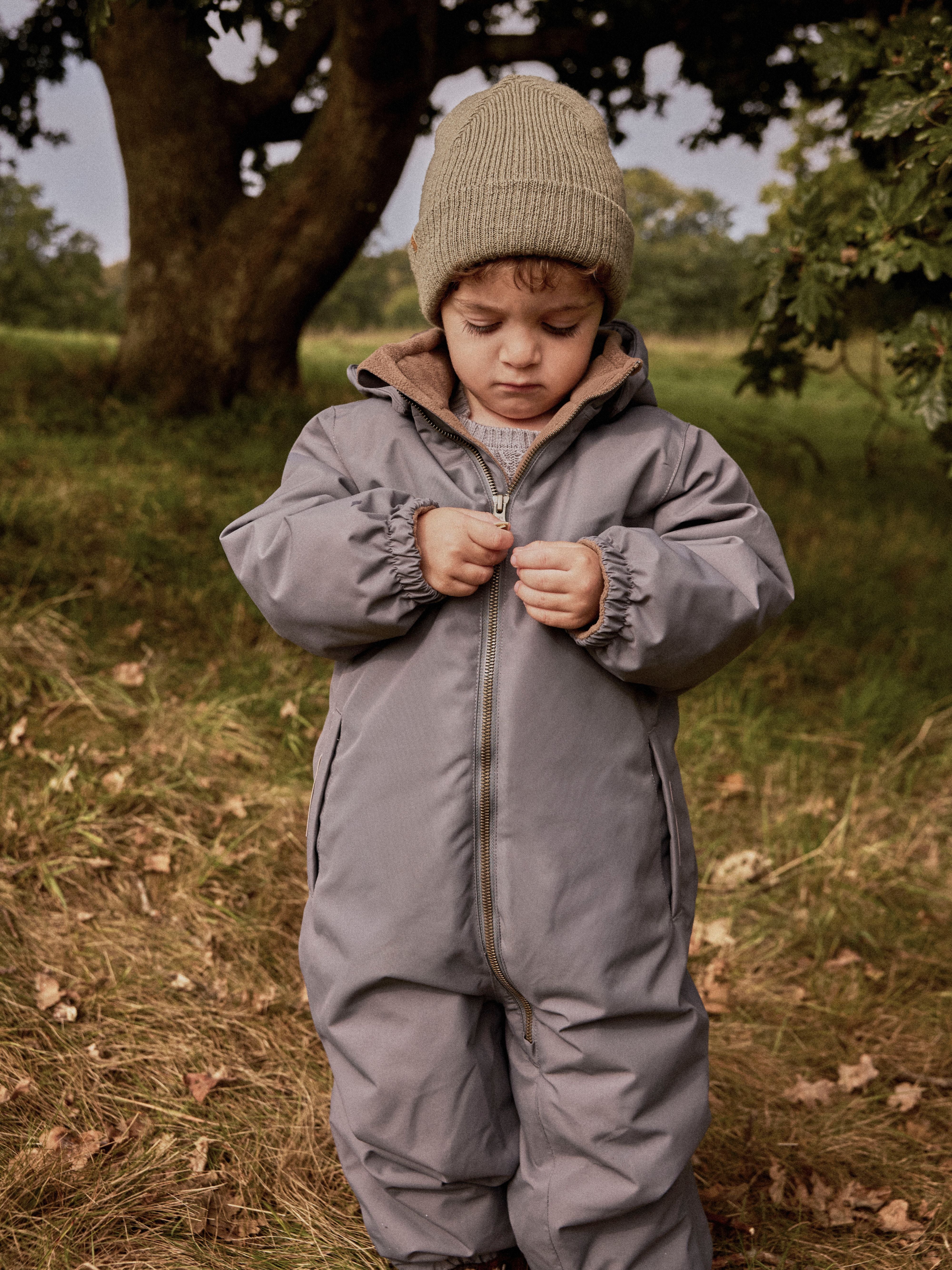 Lil Atelier Lasnow10 - Snowsuit FO - Poppy Seed