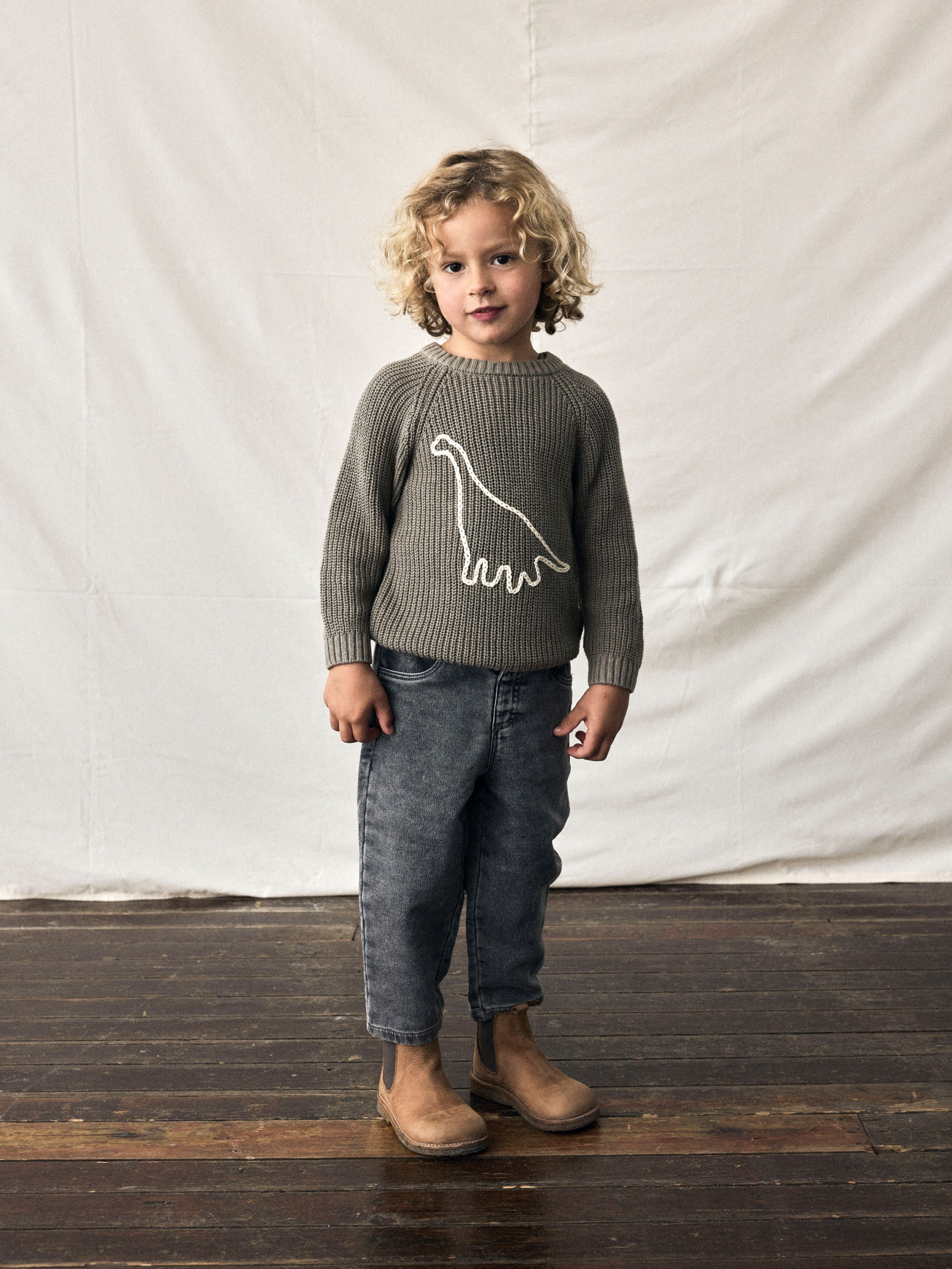 Lil Atelier - Lulia Loose Jeans - Medium Grey Denim